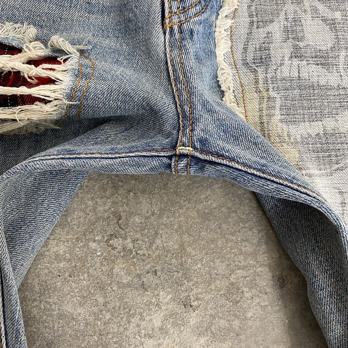 A.F.F.A. Vintage Lover’s Rock Japan Distressed Jeans Size US 30 / EU 46 - 12 Thumbnail