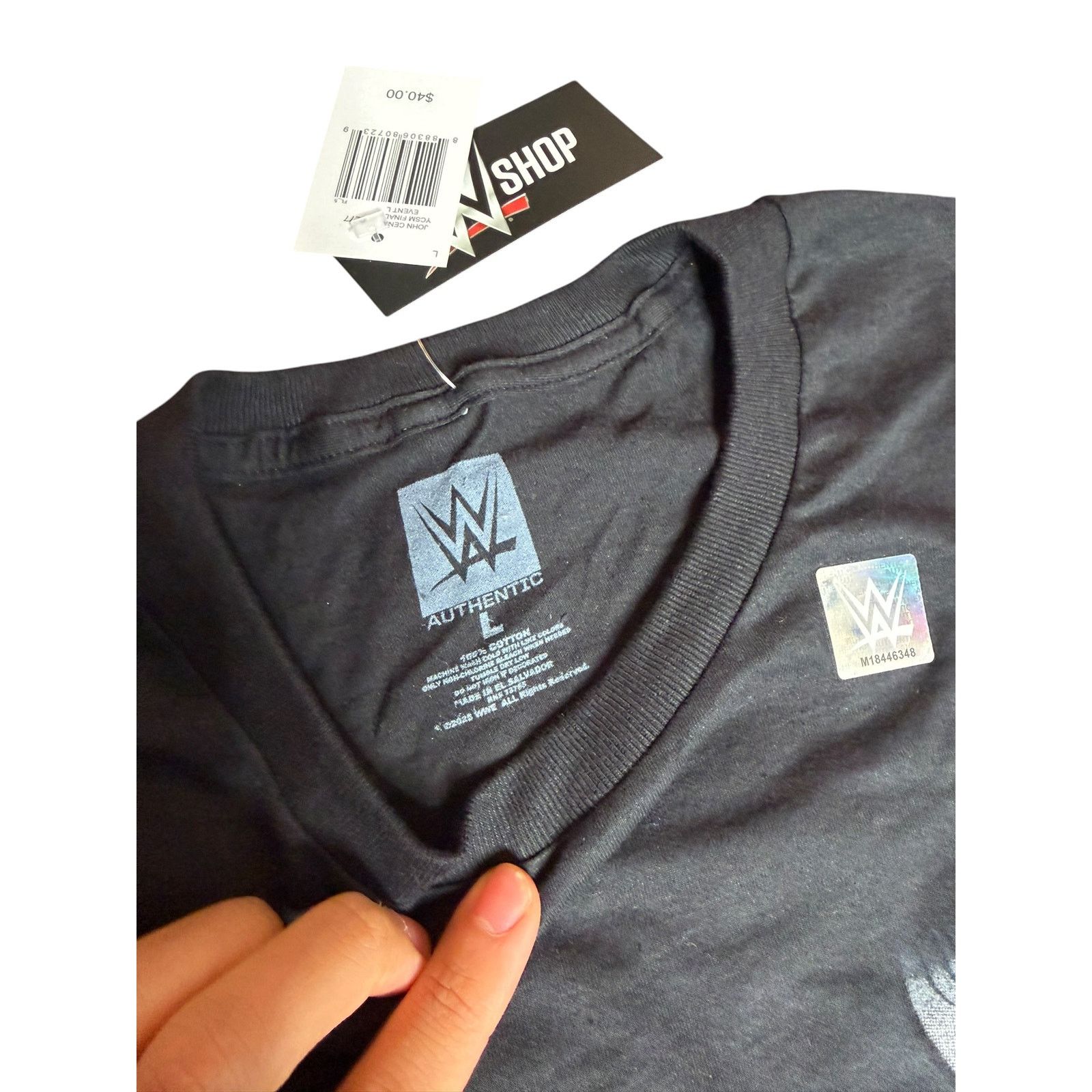 WWE WWE John Cena Last Match Saturday Night's Main Event T-Shirt Size US L / EU 52-54 / 3 - 5 Thumbnail