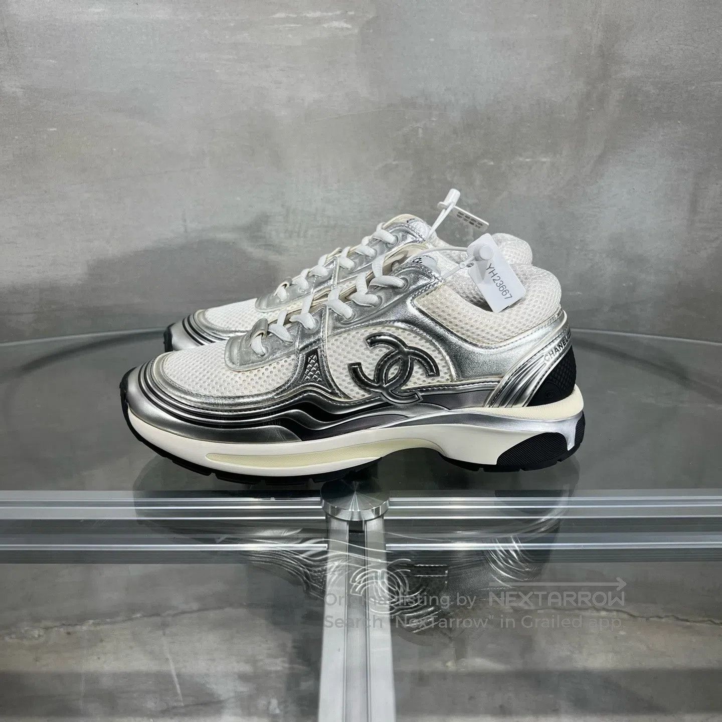 Chanel Chanel Silver Horn King shoes Size US 8 / IT 38 - 3 Thumbnail