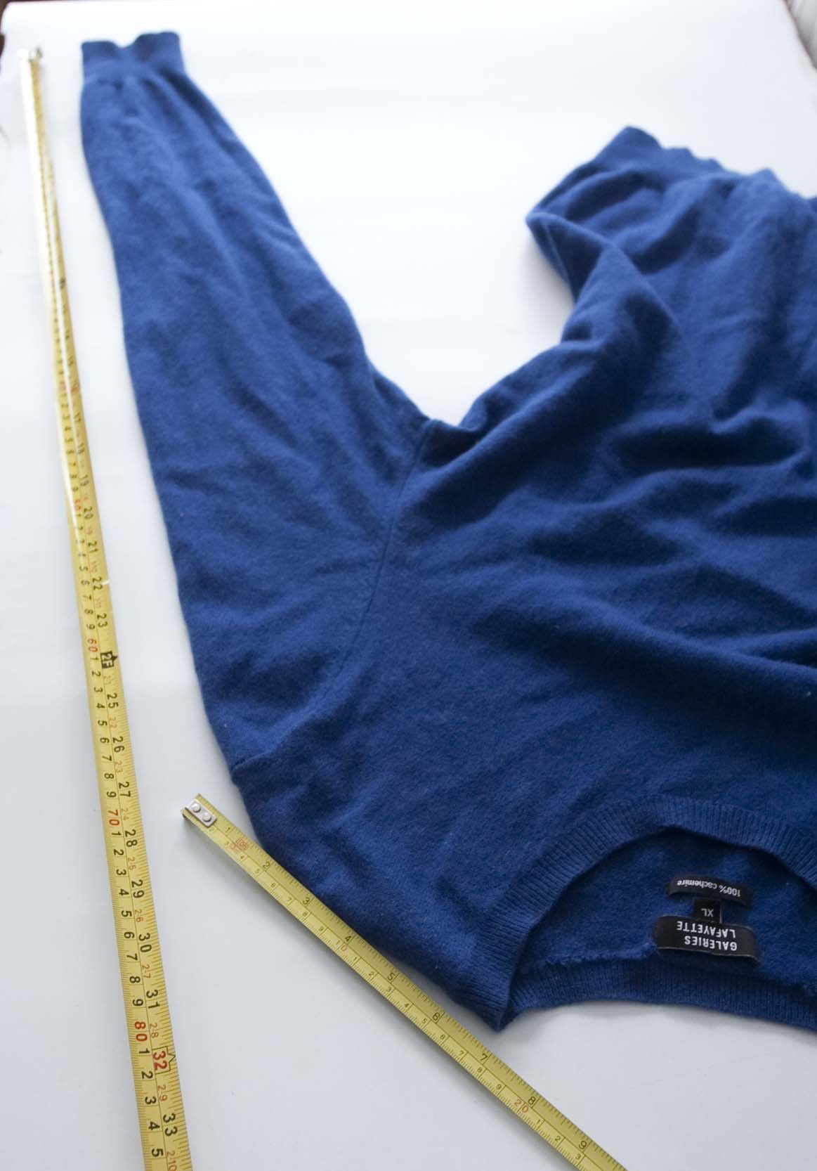 Galeries Lafayette Galeries Lafayette Sweater 100% Cashmere Size XL Blue Size US XL / EU 56 / 4 - 7 Thumbnail