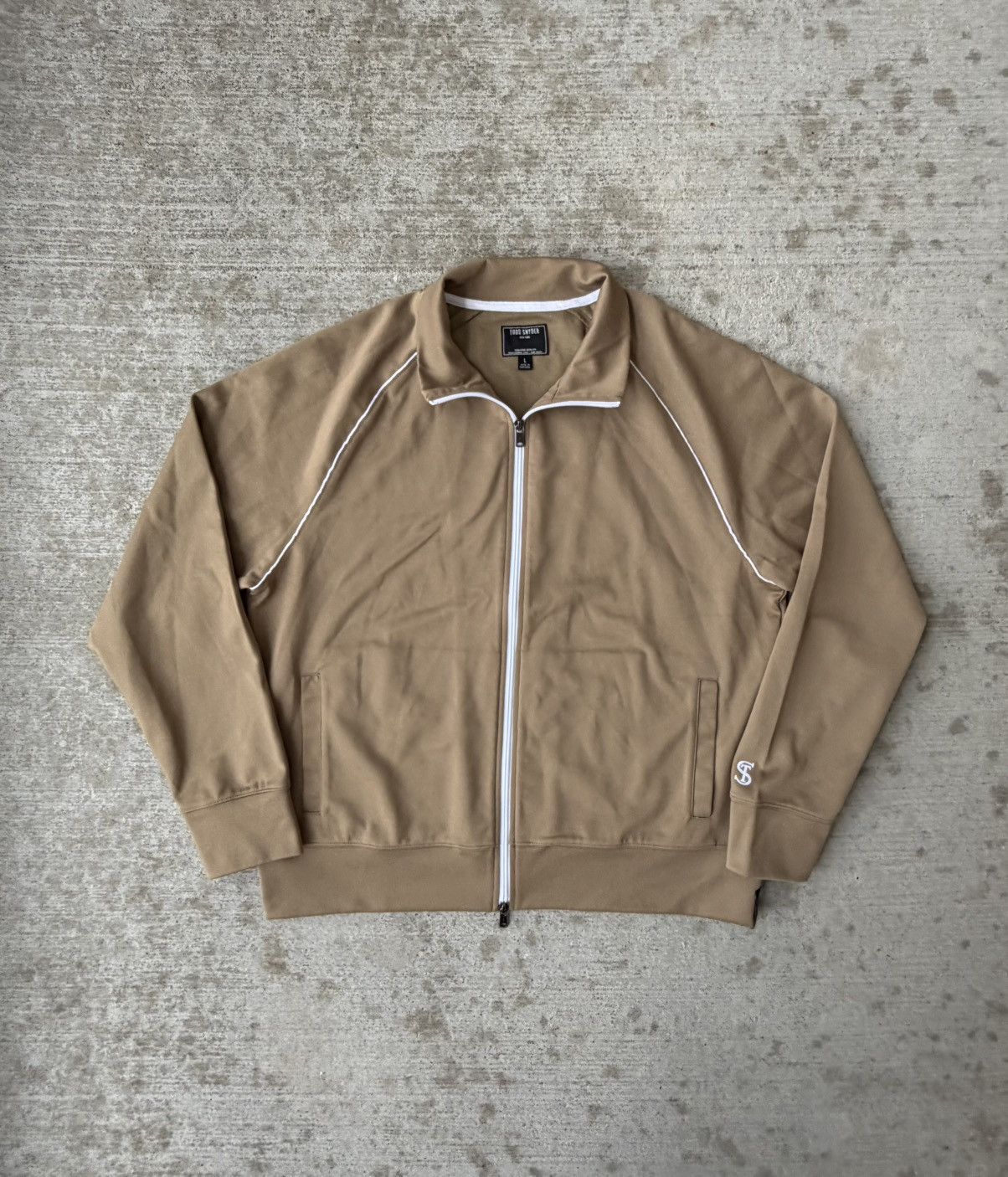 Todd Snyder Todd Snyder Knit Zip Up Track Jacket Size US L / EU 52-54 / 3 - 1 Thumbnail