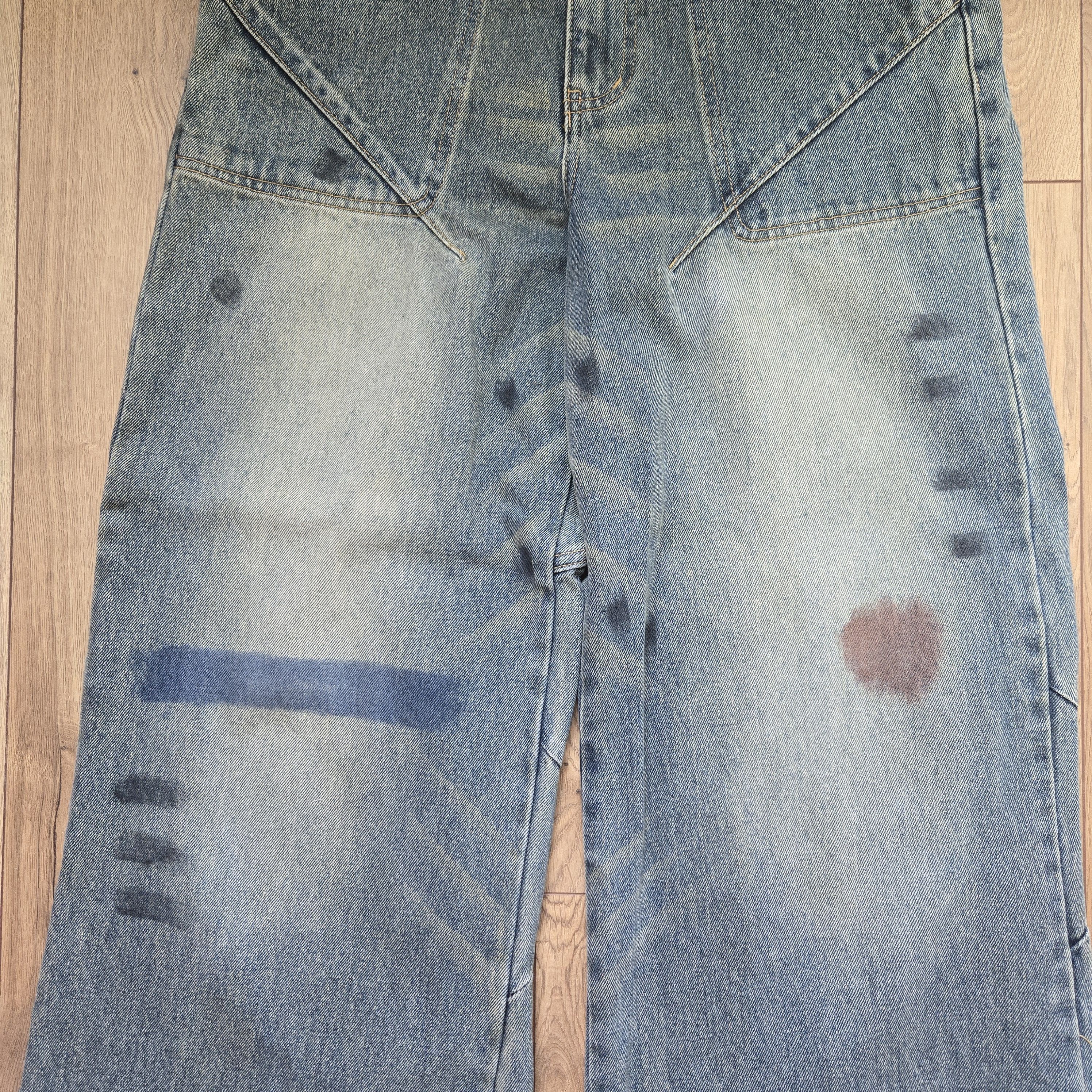 No Faith Studios No Faith Studios Basic Flared Denim Jeans Small Destroyed Size US 30 / EU 46 - 2 Thumbnail