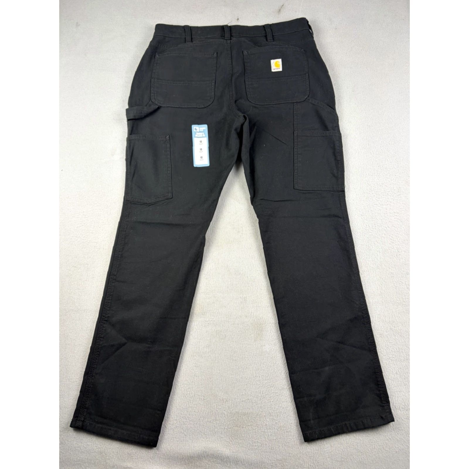Carhartt Carhartt Womens Pants Relaxed Fit Black 10 Short Rugged Flex Workwear Twill Carpenter Pants Size 32" / US 10 / IT 46 - 3 Thumbnail