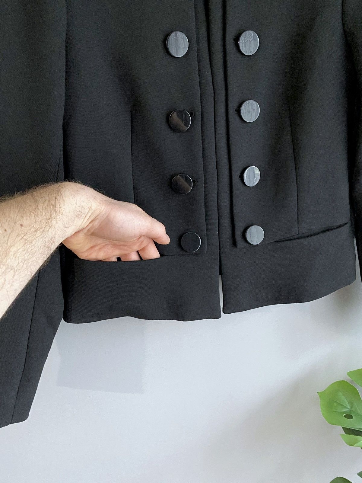 Designer × Sandro Sandro Paris Women's Black Blazer, Size 38 / S-M Size M / US 6-8 / IT 42-44 - 8 Thumbnail