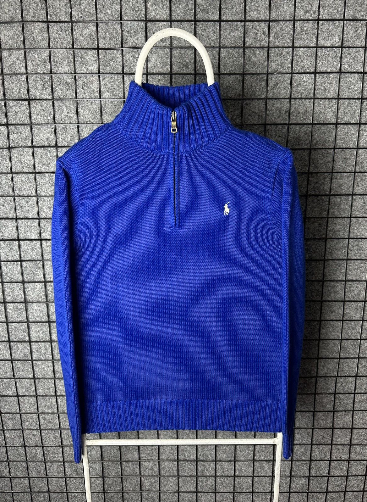 Ralph Lauren Polo Ralph Lauren Half Zip Knitted Sweater Size L (14-16) Size XS / US 0-2 / IT 36-38 - 1 Thumbnail