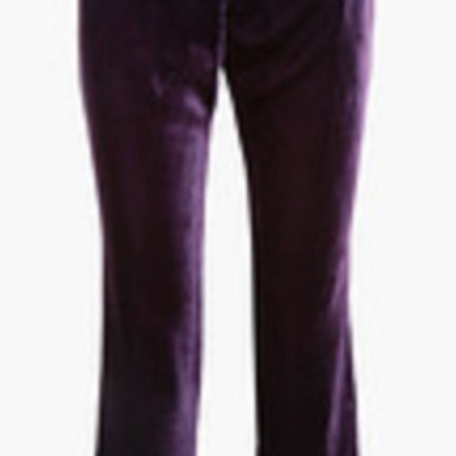 Raquel Diniz Raquel Diniz silk velvet flared pants Purple size 12 Size 34" / US 12 / IT 48 - 10 Thumbnail