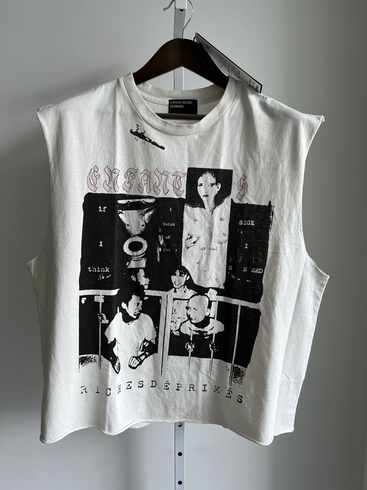 Enfants Riches Deprimes Endless Blockades Cut Off Tシャツ ENFANTS RICHES DÉPRIMÉS | ENDLESS BLOCKADES CUT OFF T-SHIRT