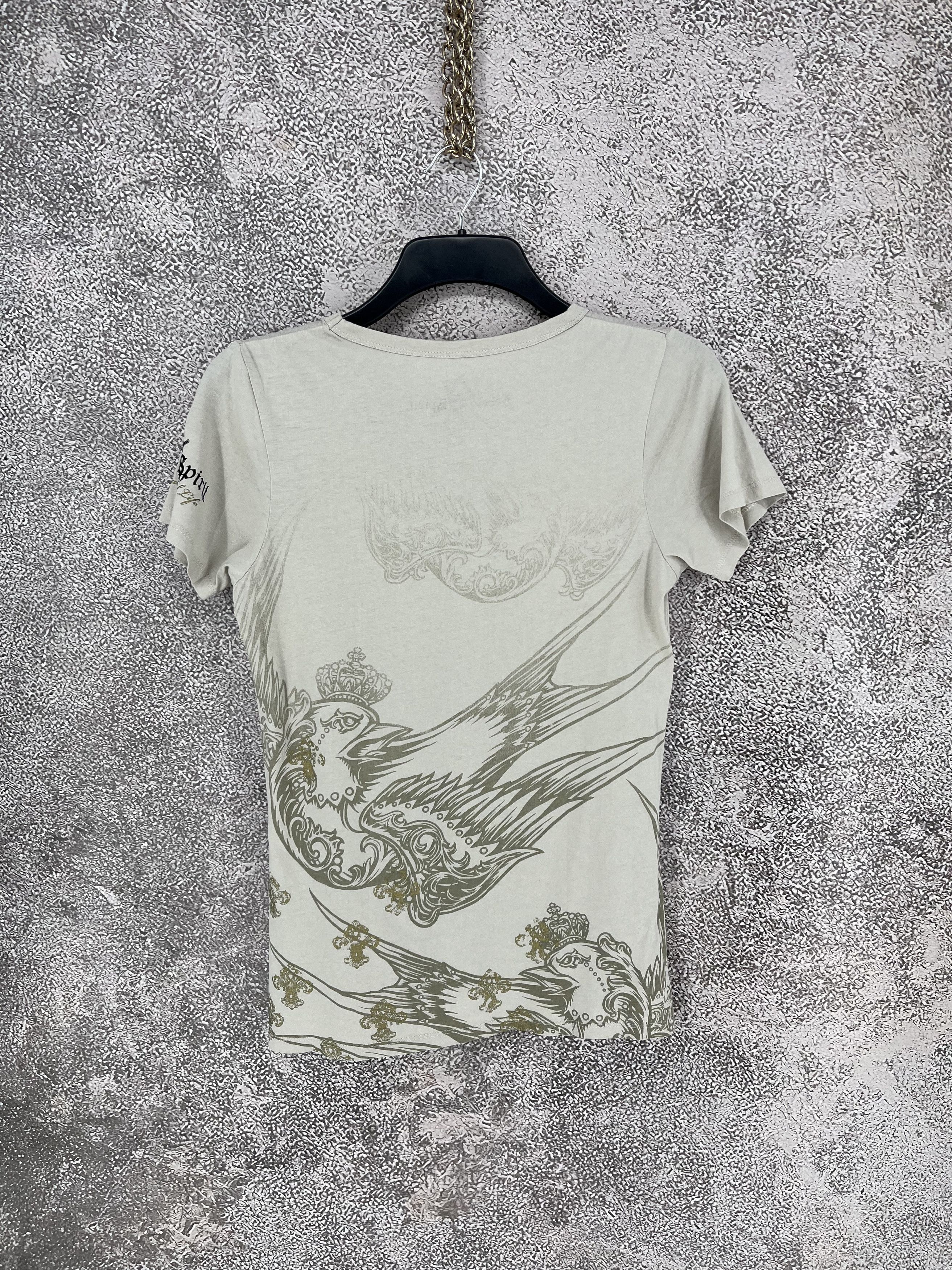 Ed Hardy Vintage Y2K Rebel Spirit AllOver Eagles Wings Ed Hardy Style Size L / US 10 / IT 46 - 11 Thumbnail