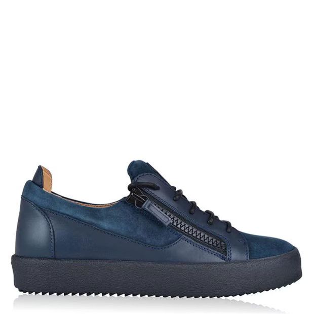 image of Giuseppe Zanotti O1G2R1Mq0524 Trainers In Navy & Black Shoes in Navy/Black, Men's (Size 7)