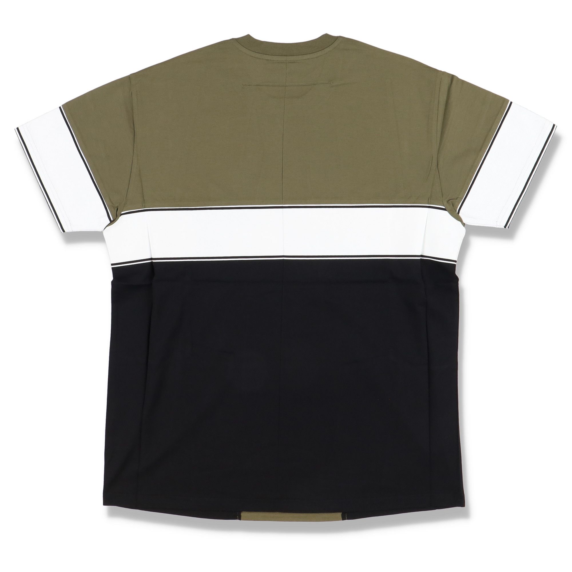 Givenchy Khaki Colourblock Oversized T-Shirt Size US S / EU 44-46 / 1 - 8 Thumbnail