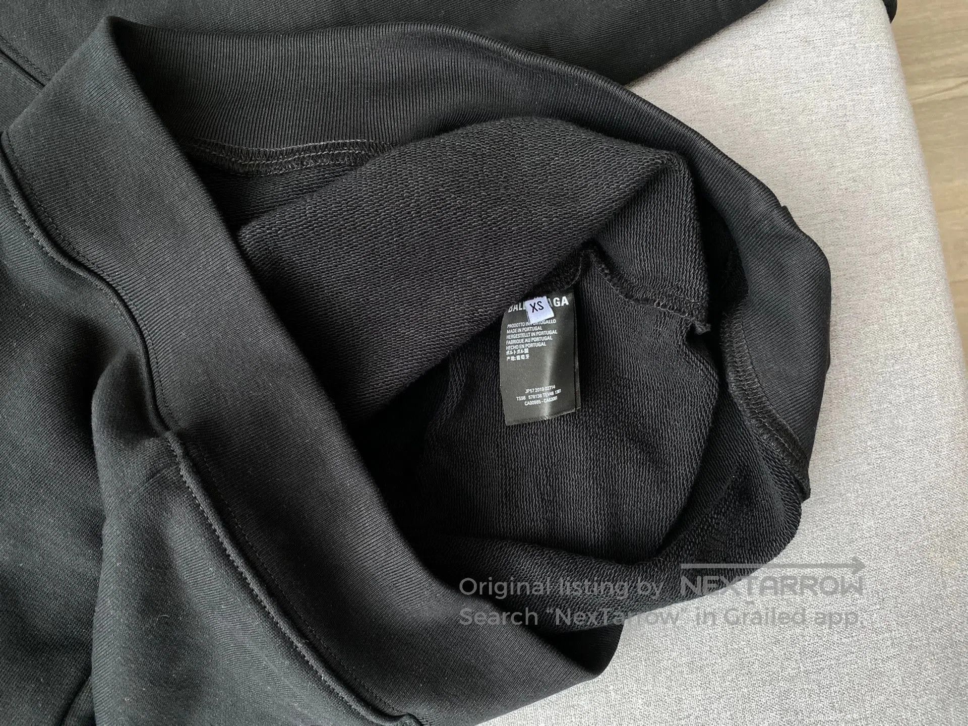 Balenciaga Balenciaga Black Sweatshirt XS. Size US XS / EU 42 / 0 - 4 Thumbnail
