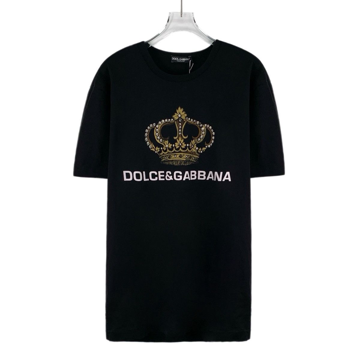 Dolce & Gabbana Dolce & Gabbana Crown Short Sleeve T-shirt K26WX Size US L / EU 52-54 / 3 - 1 Thumbnail