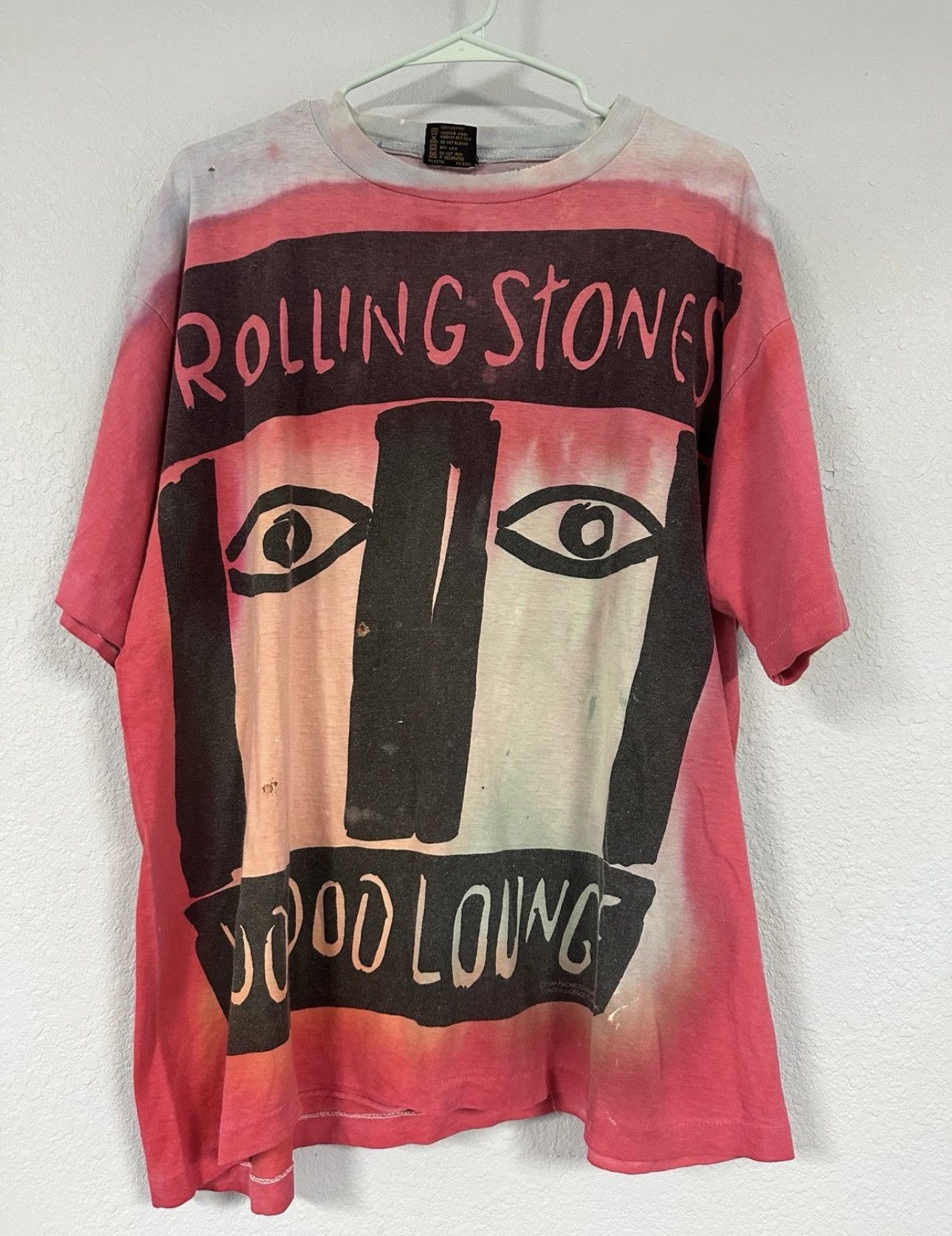 Band Tees × The Rolling Stones × Vintage Vintage Rolling Stones Voodoo Lounge TieDye AOP Size US XL / EU 56 / 4 - 1 Thumbnail