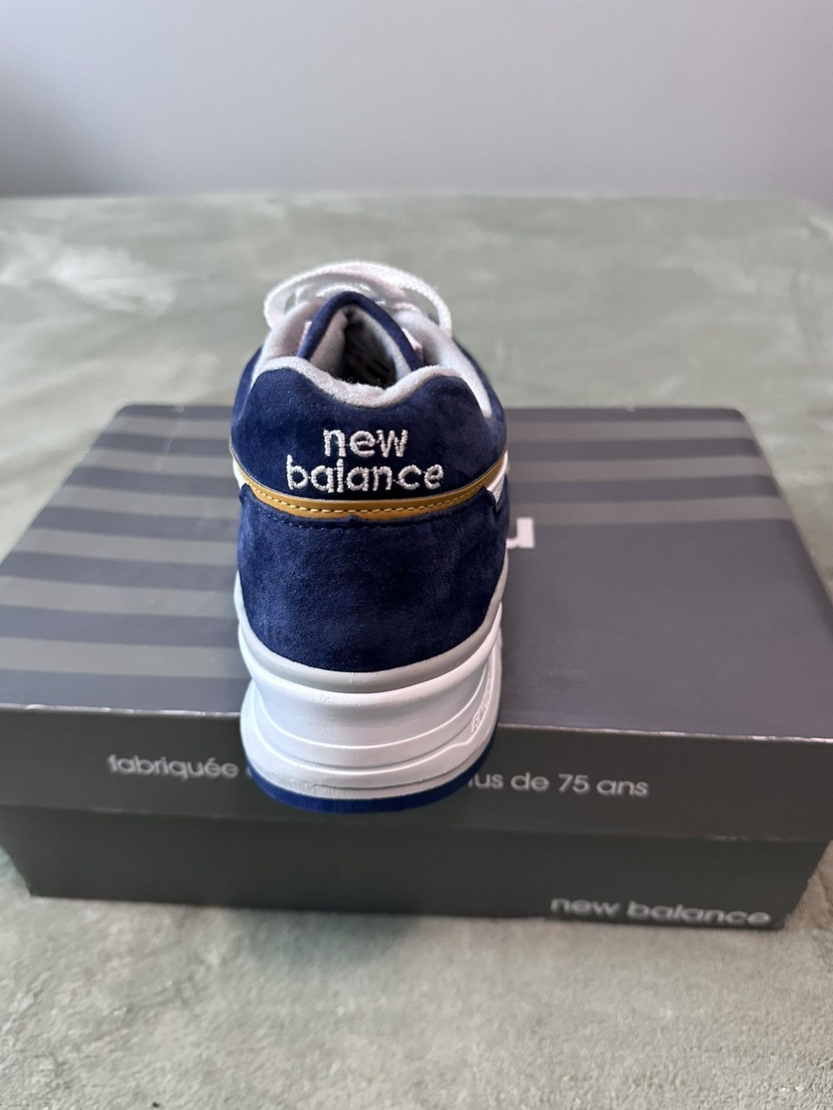 New Balance New Balance 997 Made in USA “Navy Mustard” Size US 12 / EU 45 - 8 Thumbnail