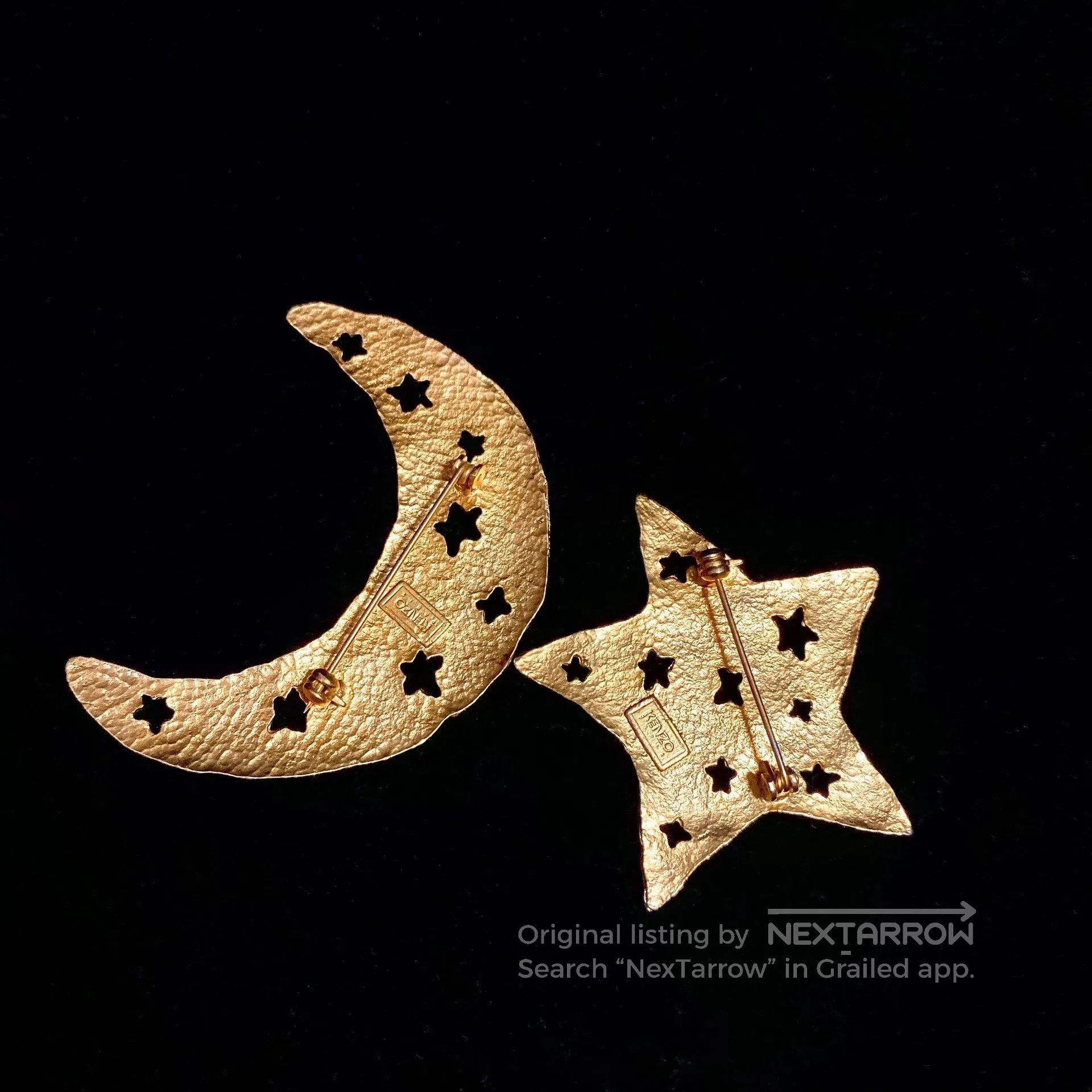 Kenzo Kenzo Star Moon Brooch. Size ONE SIZE - 2 Thumbnail