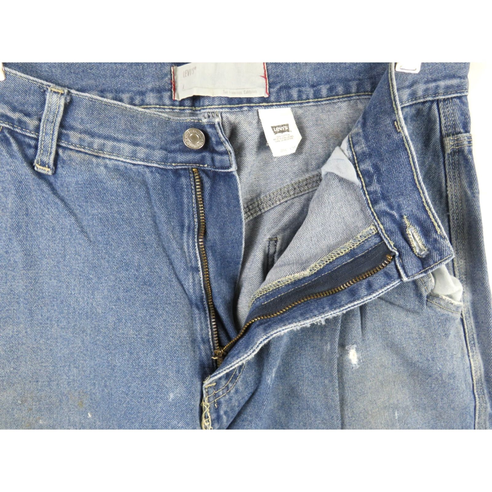 Levi's VINTAGE Levi's Jeans Pants Red Tab Relaxed Bootcut 527 Men 30X30 Blue Denim Size 30X30 Costume Zombie Size US 30 / EU 46 - 6 Thumbnail