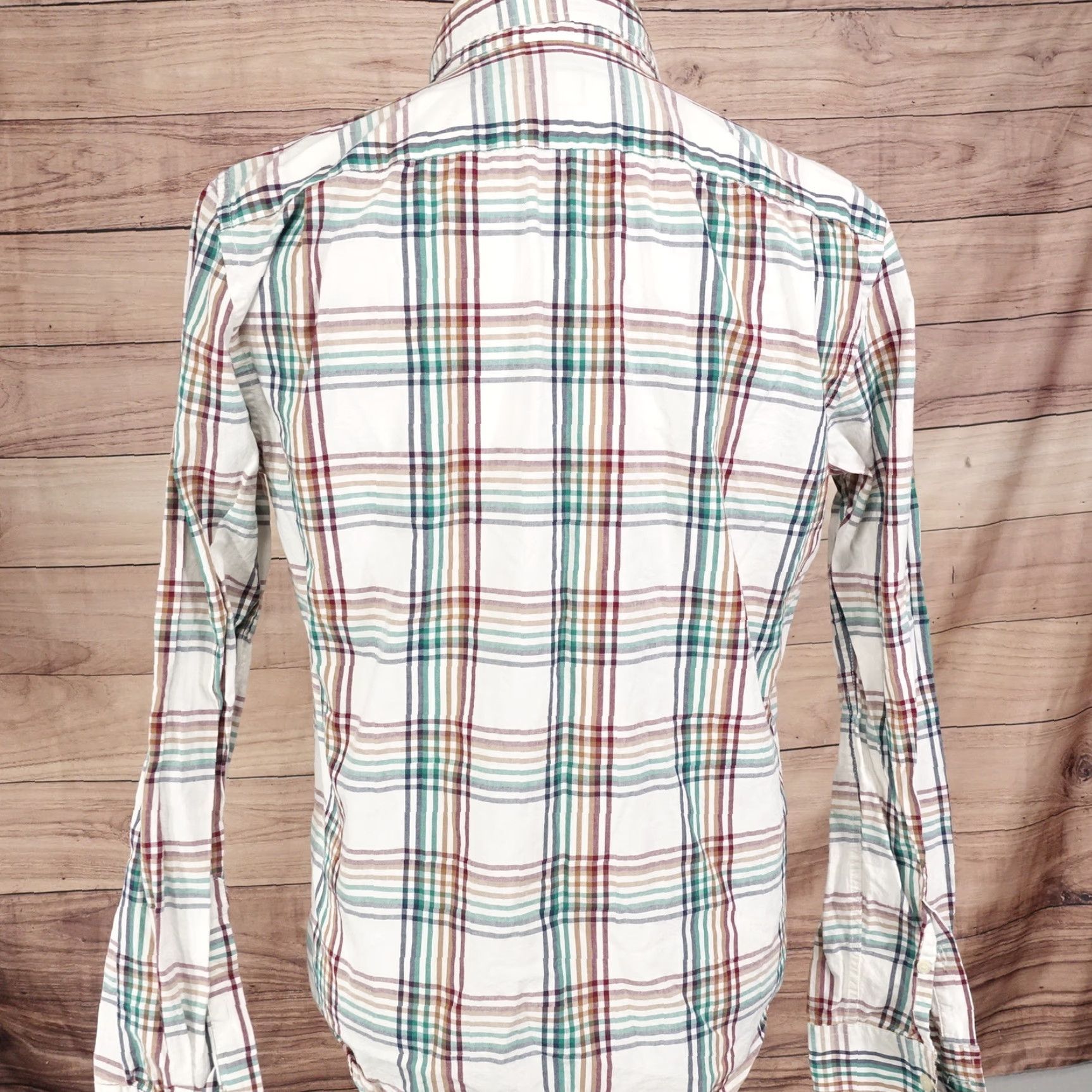 Gap GAP SLIM FIT MULTICOLOR CHECK BUTTON DOWN SHIRT MENS SIZE M MEDIUM Size US M / EU 48-50 / 2 - 4 Thumbnail