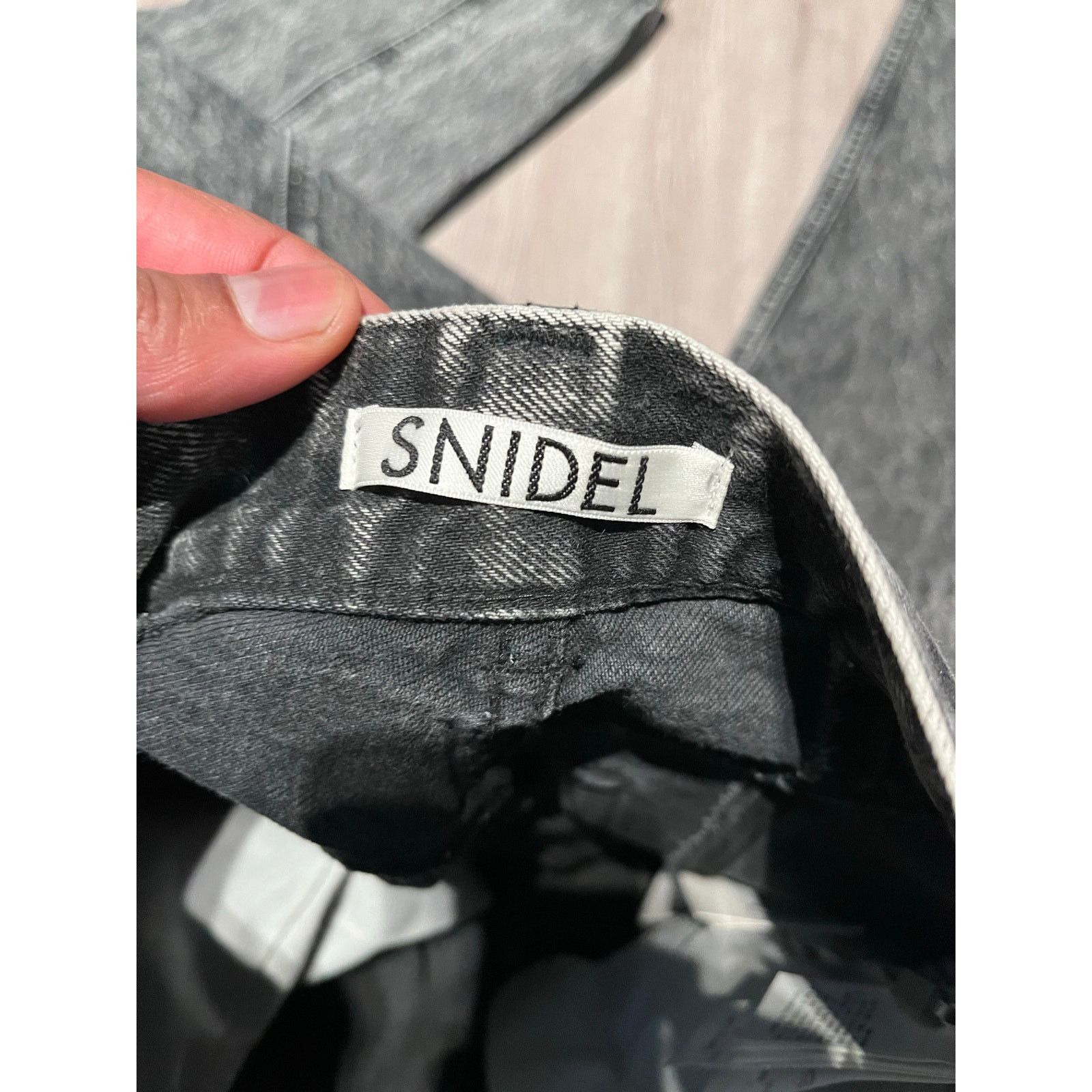 Other Snidel - Black Washed / High-Waist / Boyfriend Jeans/ 0 /NWT Size 25" / US 0 / IT 36 - 6 Thumbnail