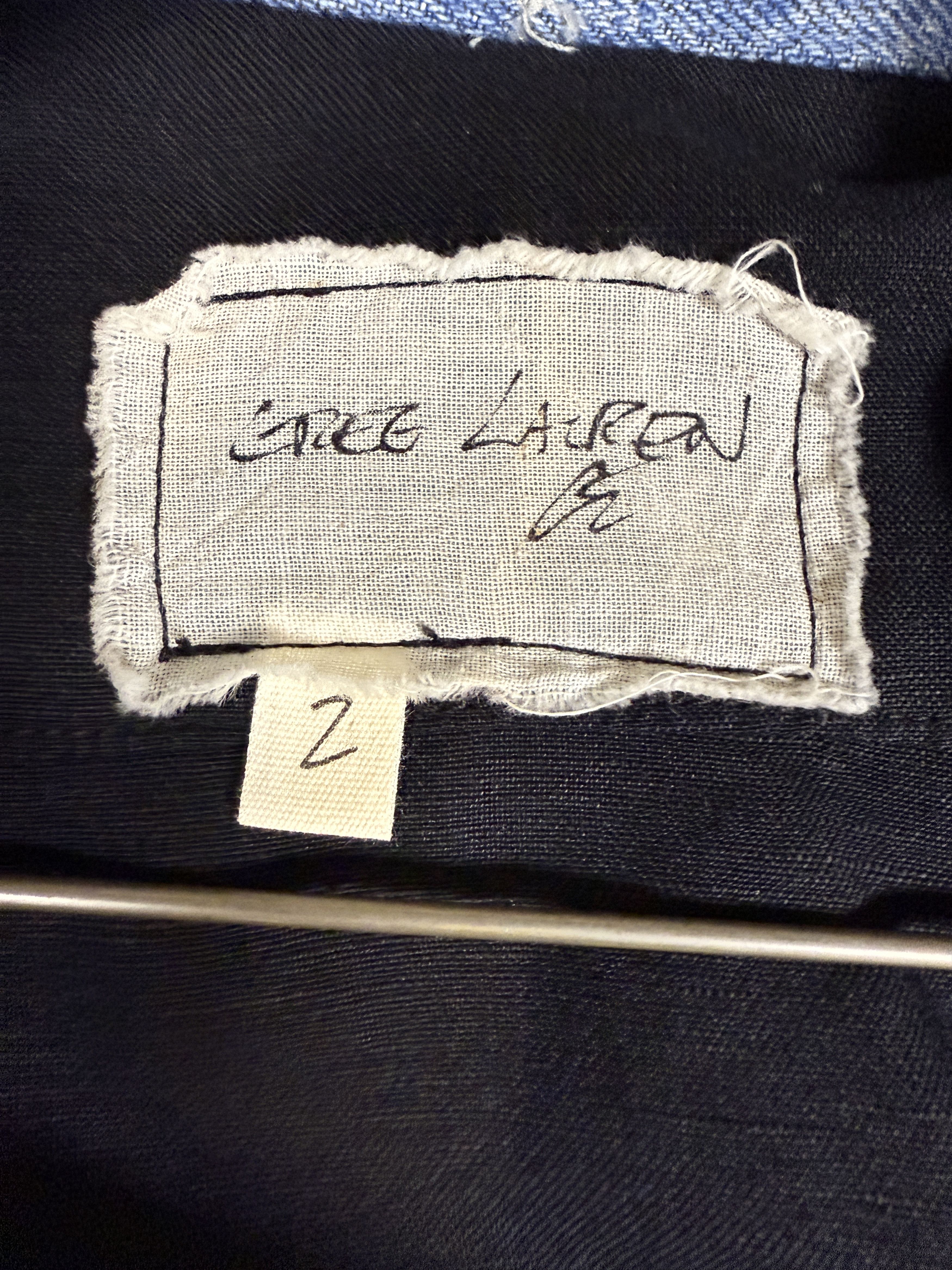Greg Lauren $1995 Greg Lauren Black Linen Robe GL1 Size US M / EU 48-50 / 2 - 11 Thumbnail