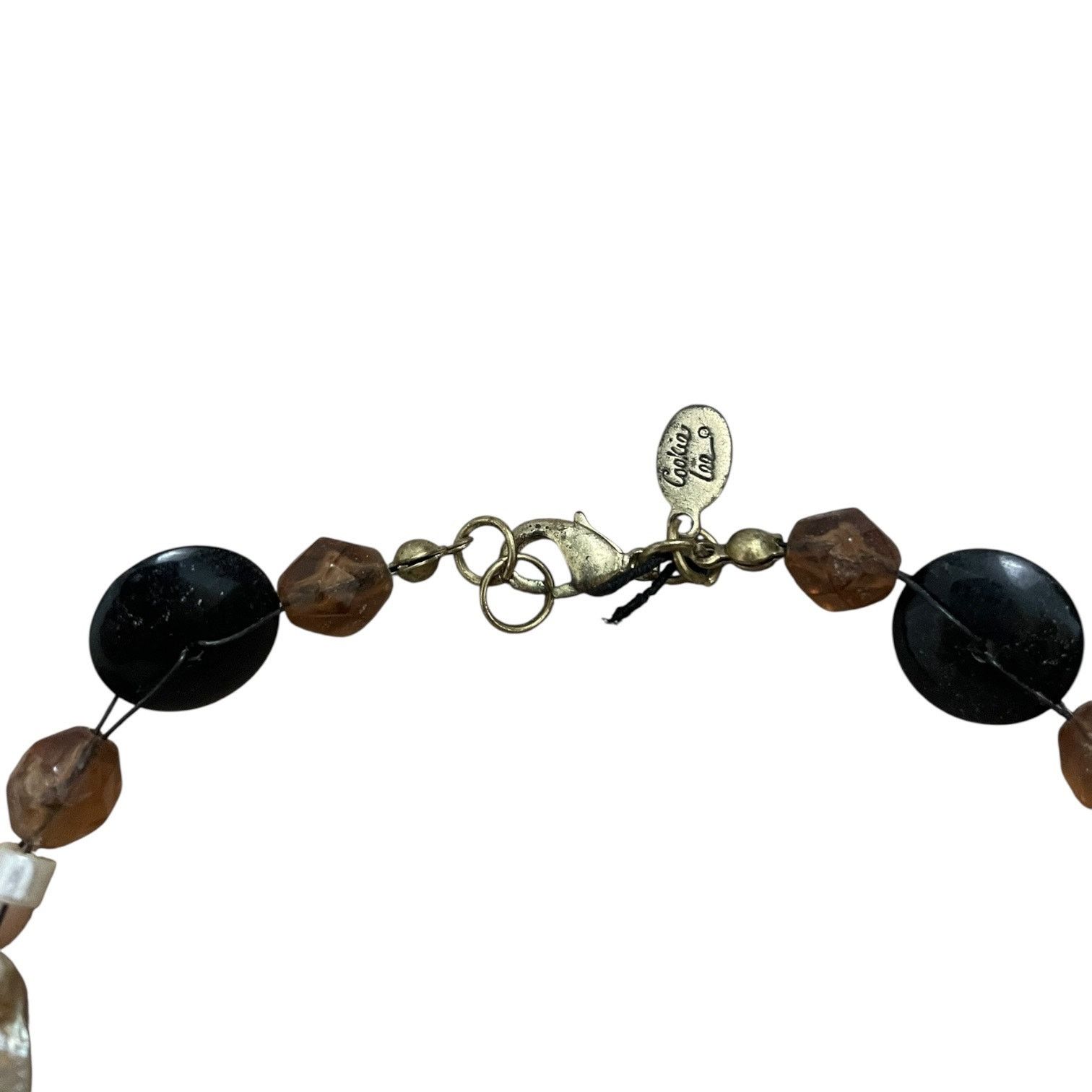 Vintage Cookie Lee Vintage Stone Beaded Statement Necklace Size ONE SIZE - 3 Thumbnail