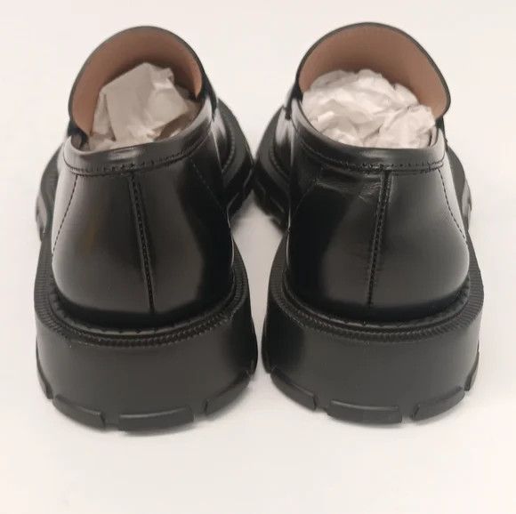 Salvatore Ferragamo Ferragamo Women's Embossed Logo Leather Loafers - Size 6 Size US 6 / IT 36 - 10 Thumbnail
