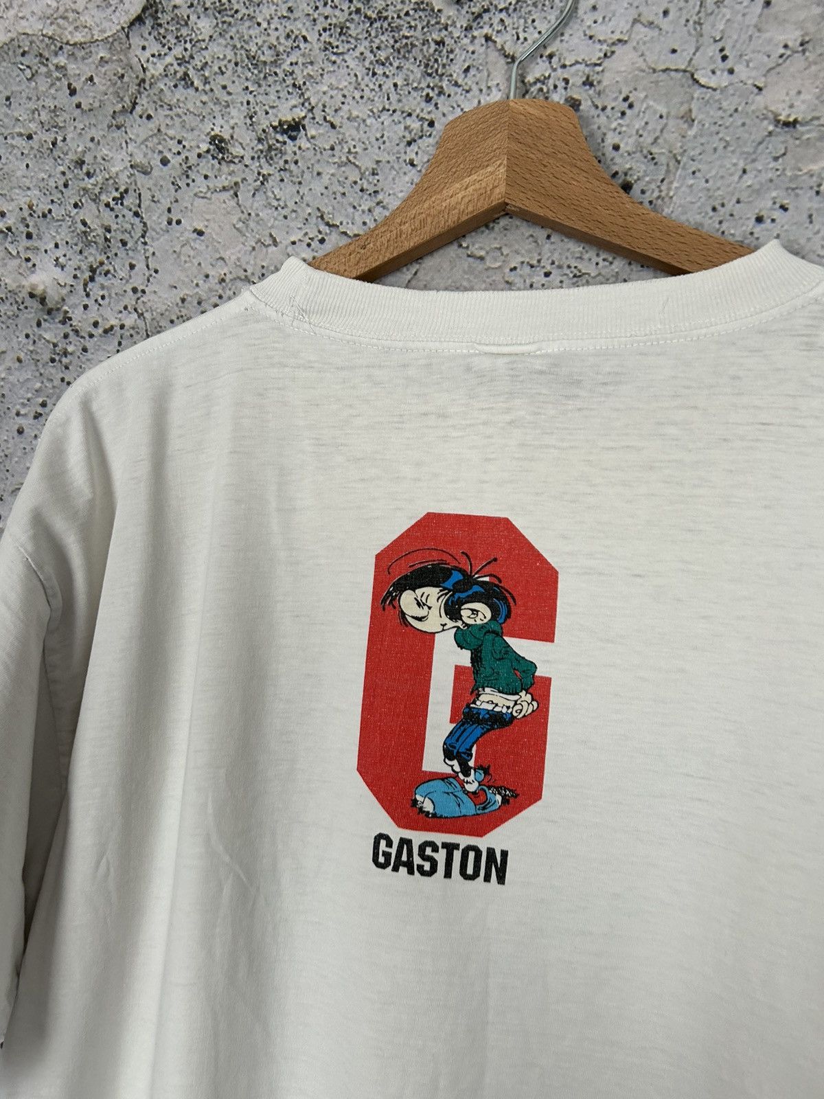 Vintage Vintage Gaston Graphic Tee Movie 90s Humor Cartoon Hype Size US XL / EU 56 / 4 - 5 Thumbnail
