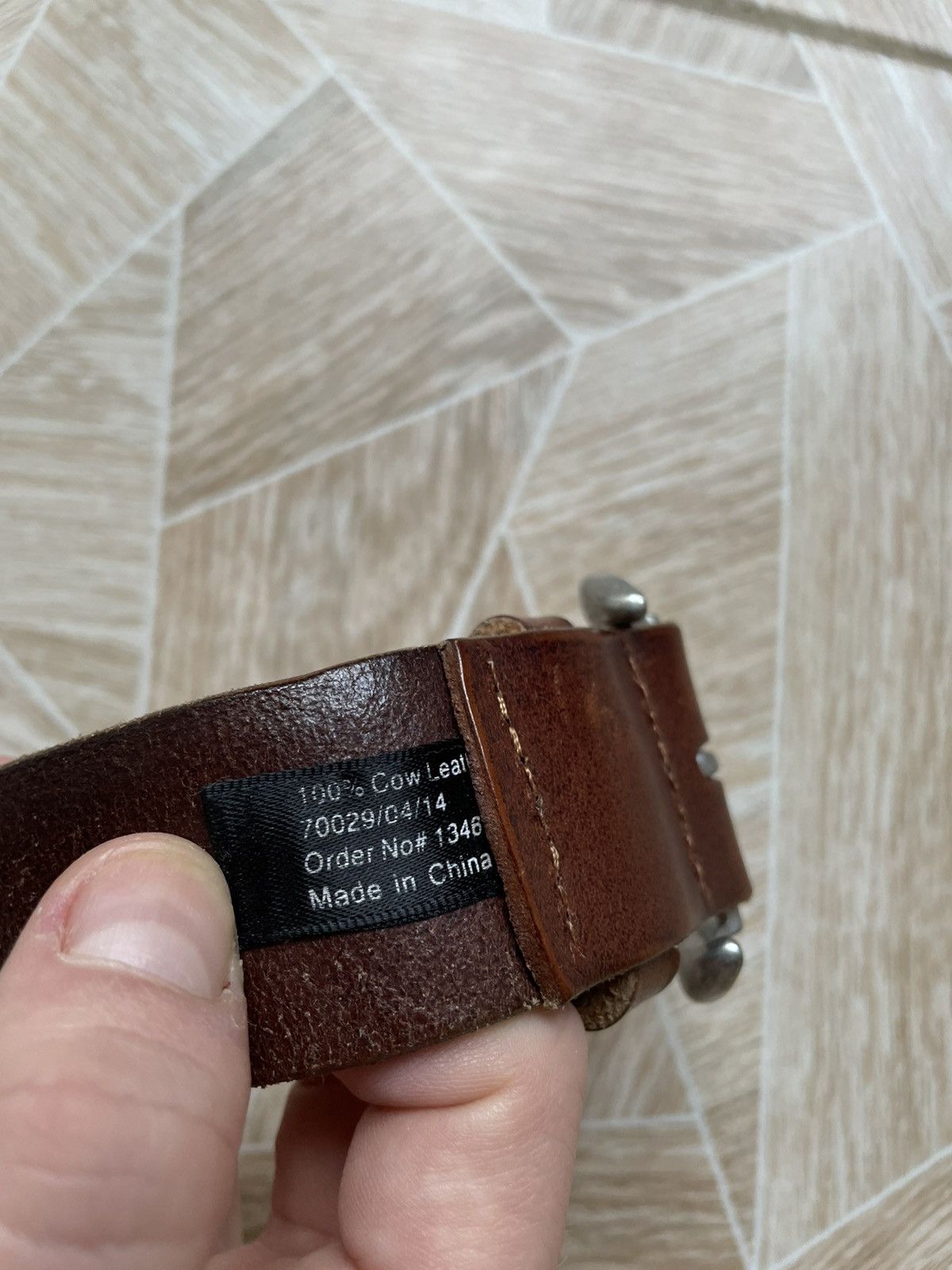 Designer × LIEBESKIND BERLIN Designer Liebeskind Berlin Cow Leather Metal Buckle Belt Size ONE SIZE - 11 Thumbnail