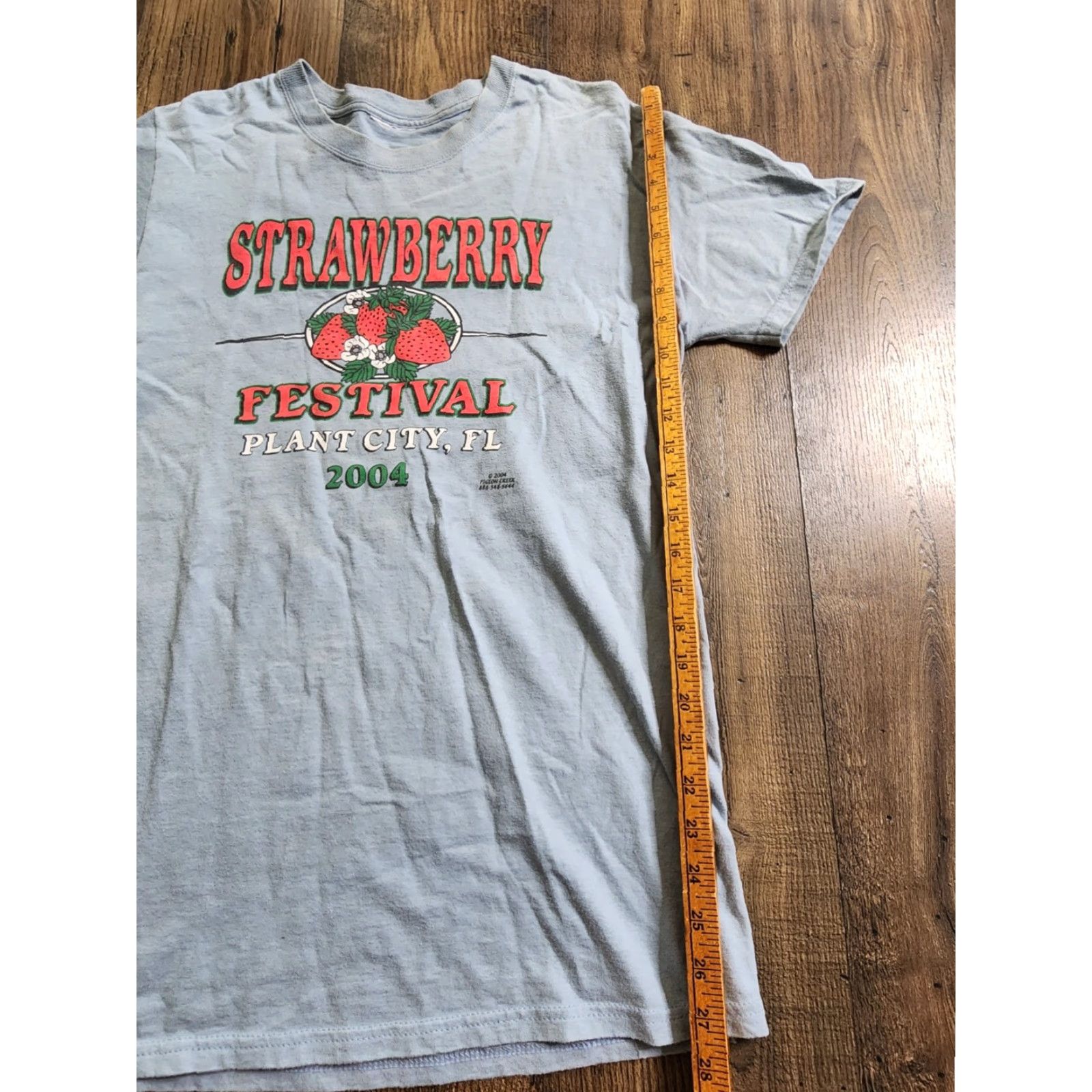 Vintage VINTAGE Mens S Strawberry Festival Plant City FL 2004 T Shirt Distressed Size US S / EU 44-46 / 1 - 3 Thumbnail