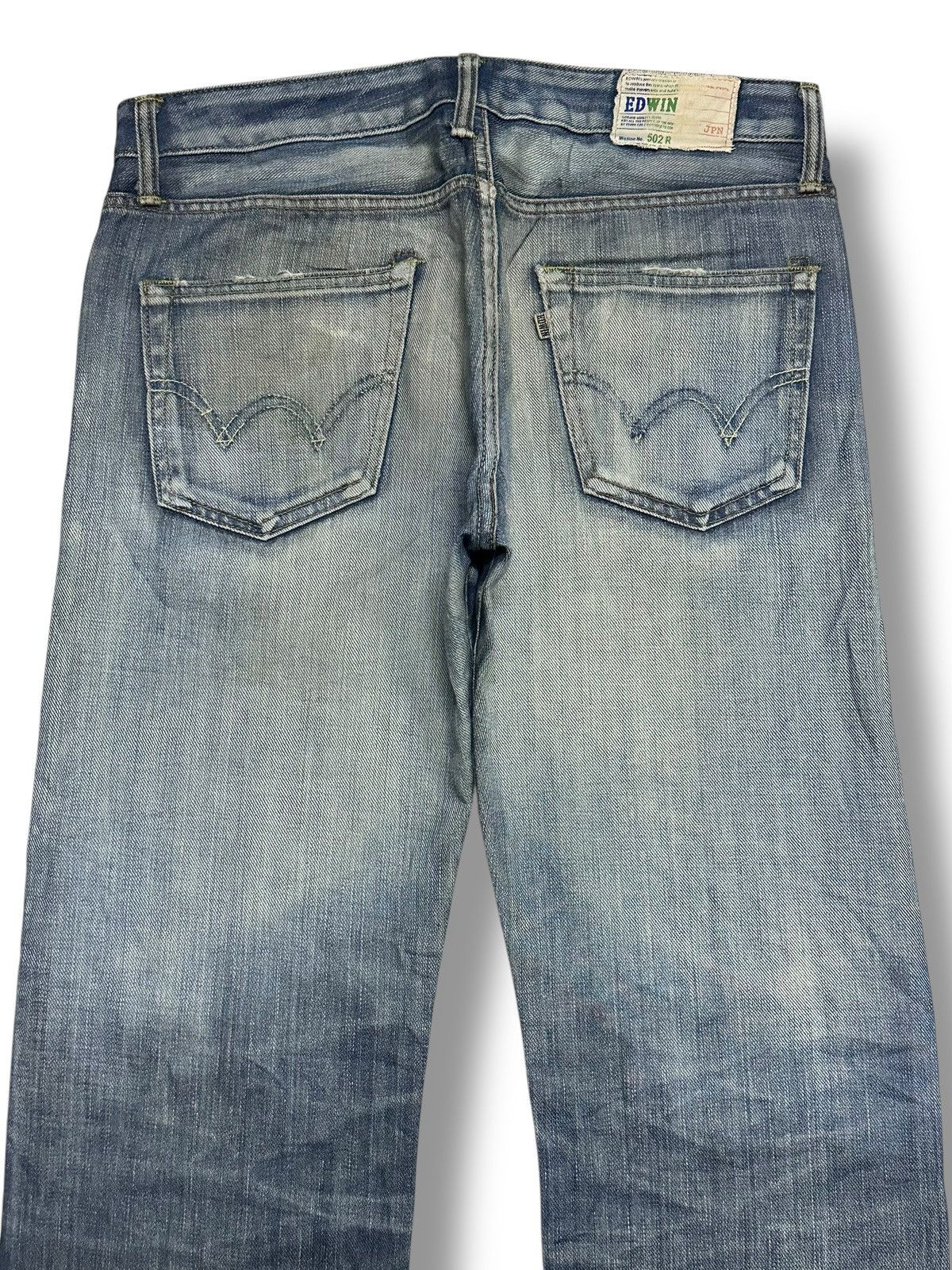 Edwin Edwin 502R Vintage Straight Loose With Faded Wash Size US 34 / EU 50 - 5 Thumbnail