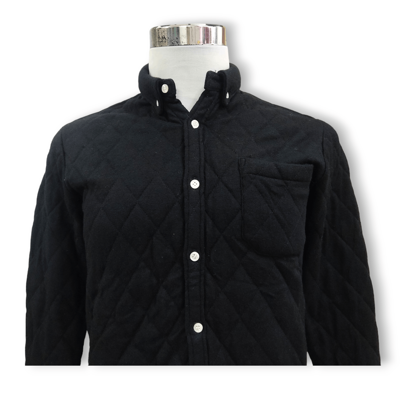 Designer × Opening Ceremony OPENING CEREMONY Wool Quilted Button-Up Shirt Jacket Size US XS / EU 42 / 0 - 2 Thumbnail
