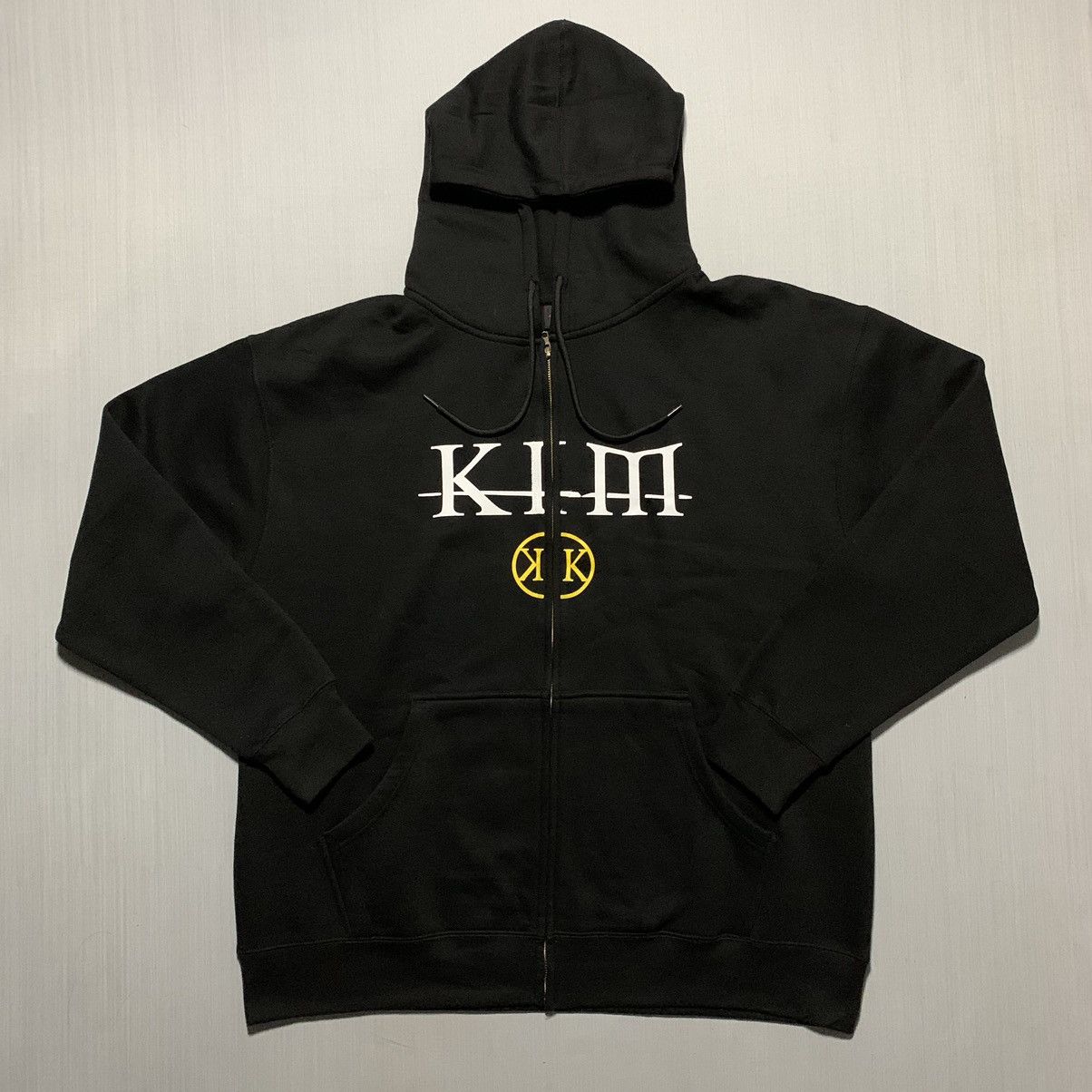 Streetwear Kim Krueger “KIM” Zip Up Hoodie | Grailed