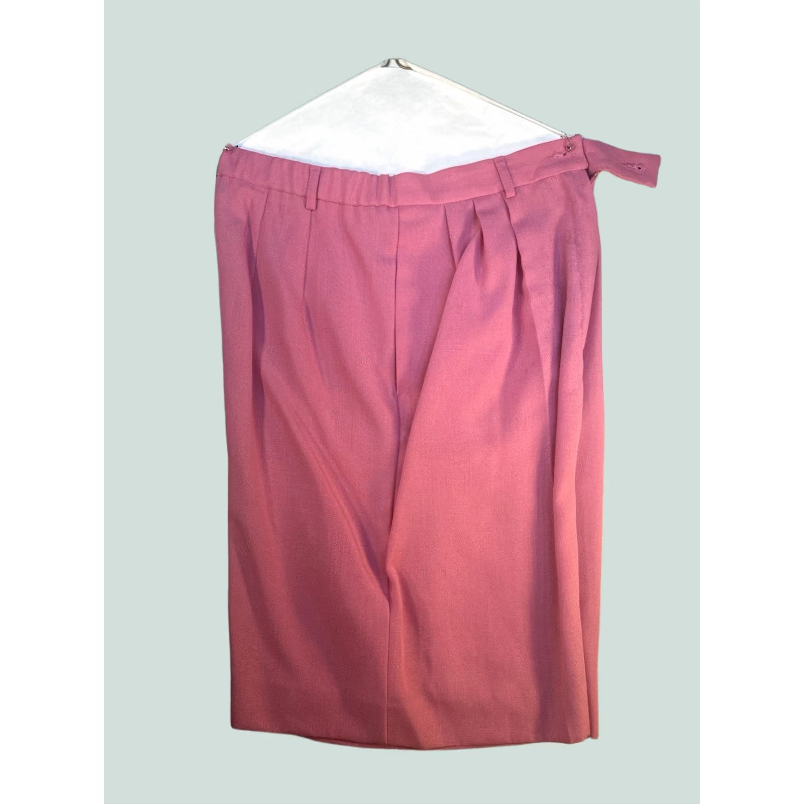 Pendleton VINTAGE Pendleton Petite Skirt Pink Rayon Blend Size 12 Made USA Career Skirt Women PT Petite Knee Length Pleated Womens Size 34" / US 12 / IT 48 - 1 Thumbnail