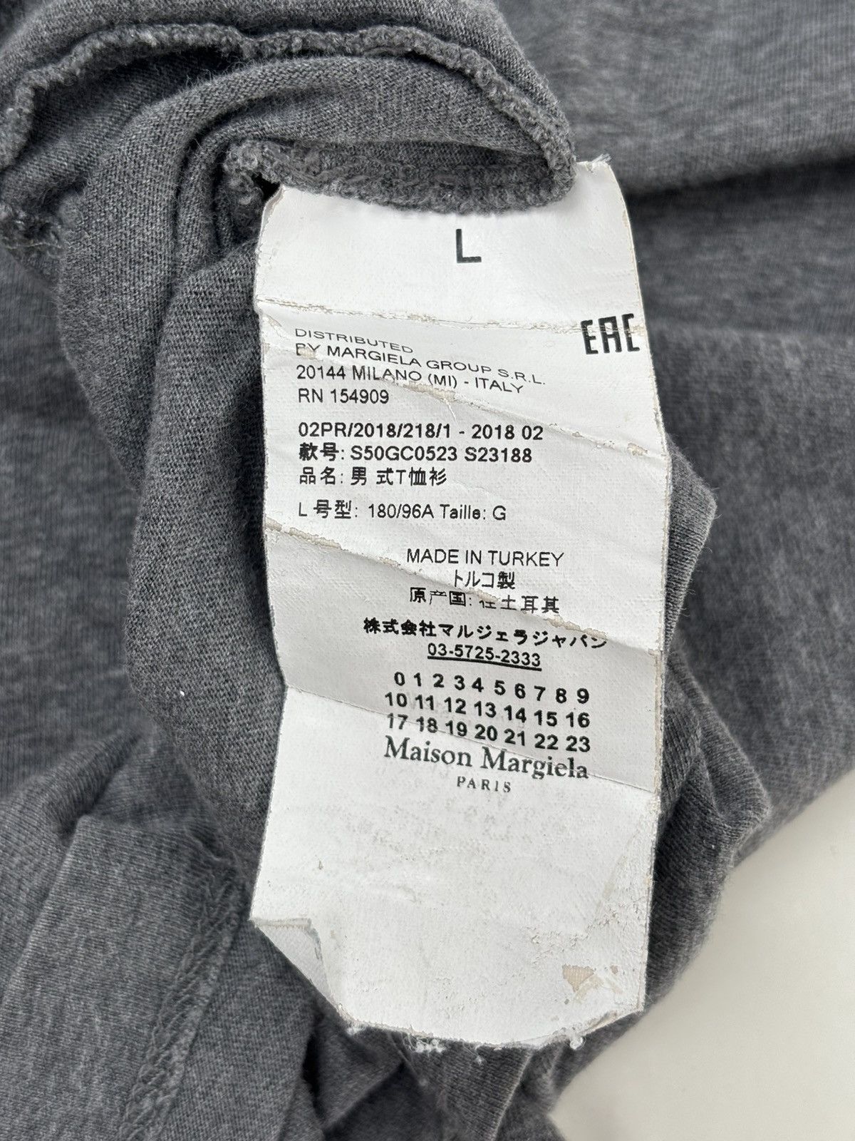 Maison Margiela 4 Stitches Basic T-Shirt Size US L / EU 52-54 / 3 - 5 Thumbnail