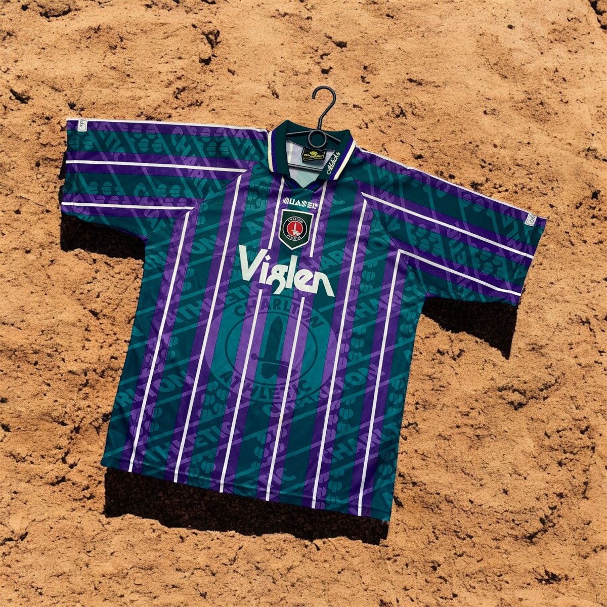 Other Vintage Charlton Athletic soccer polo jersey away S/M rare Size US M / EU 48-50 / 2 - 1 Thumbnail