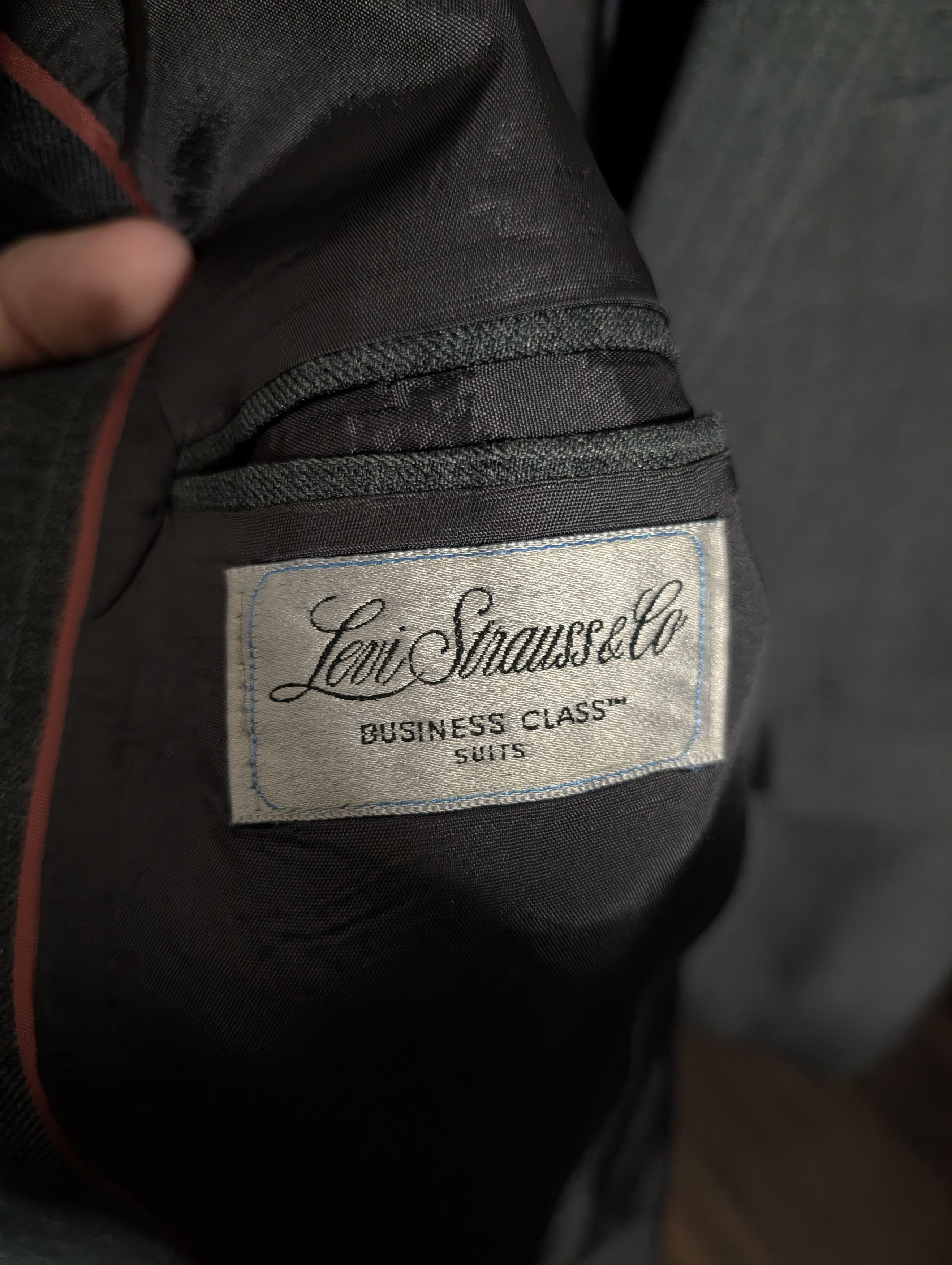 Levi's Vintage Clothing Vintage made in USA Business Class pinstriped blazer Size 40L - 10 Thumbnail
