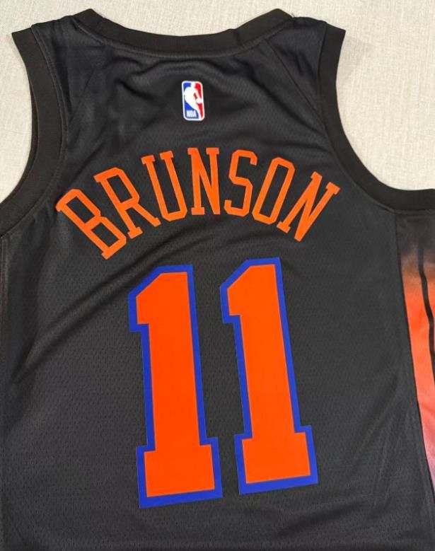 NBA New York Knicks 11 Jalen Brunson Jersey 2026 Size US XL / EU 56 / 4 - 3 Thumbnail