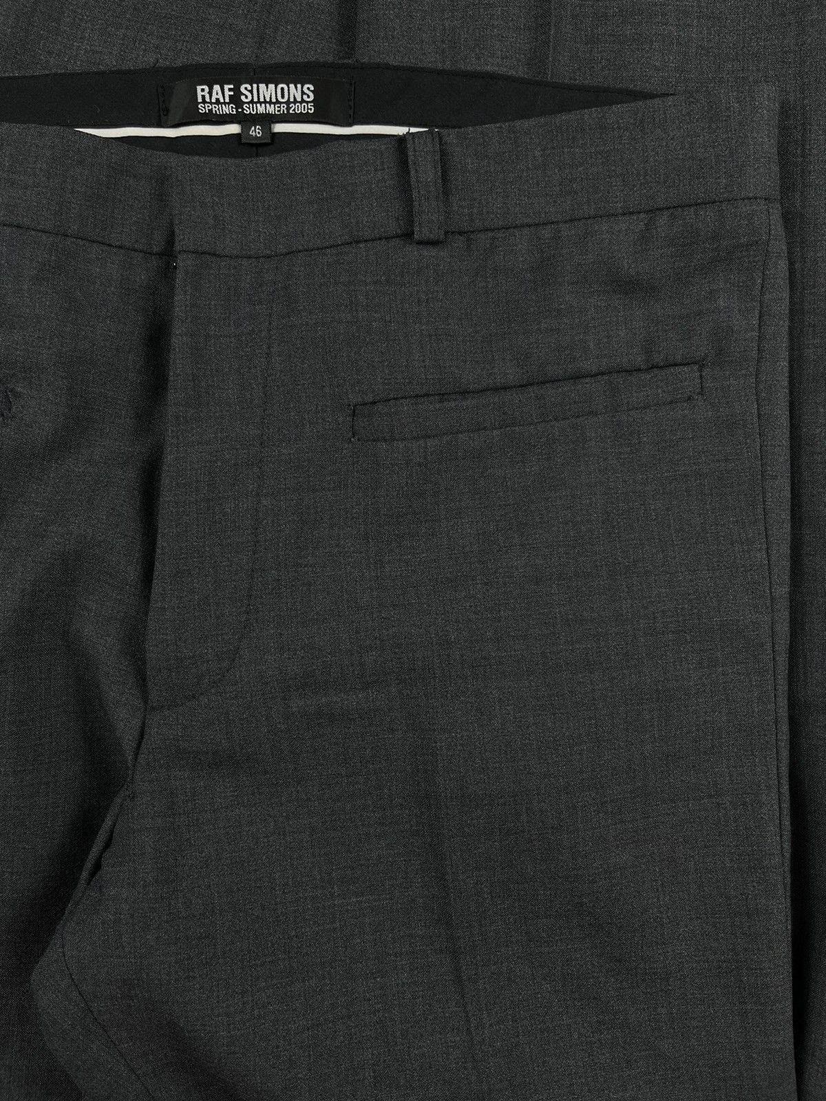 Raf Simons SS05 Raf Simons History Of The World Pleated Wool Trousers Size US 30 / EU 46 - 3 Thumbnail