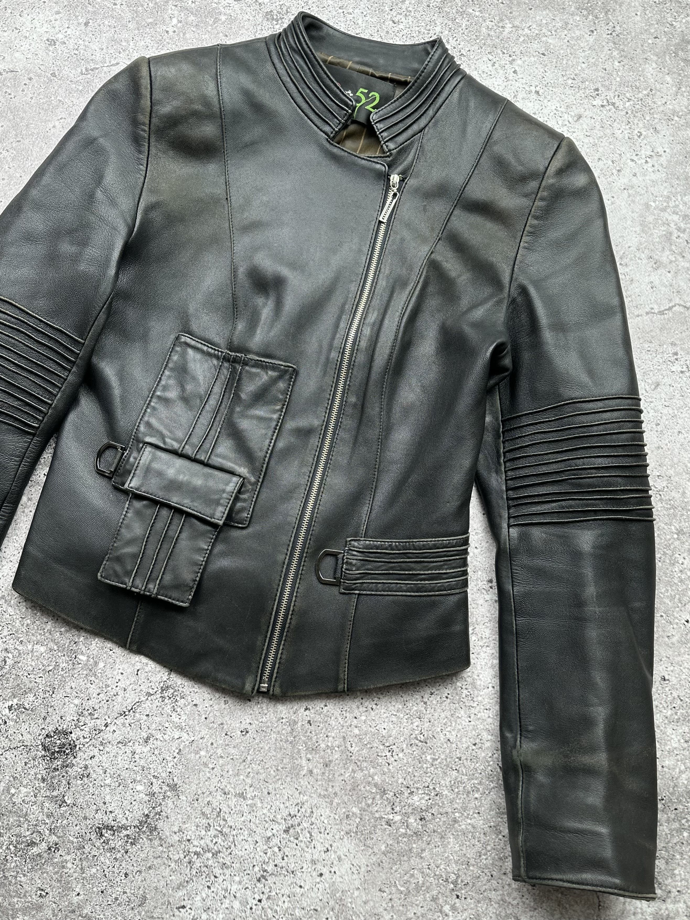 Japanese Brand Vintage Bondage Leather Jacket C422(V60)(E8) Size XS / US 0-2 / IT 36-38 - 3 Thumbnail
