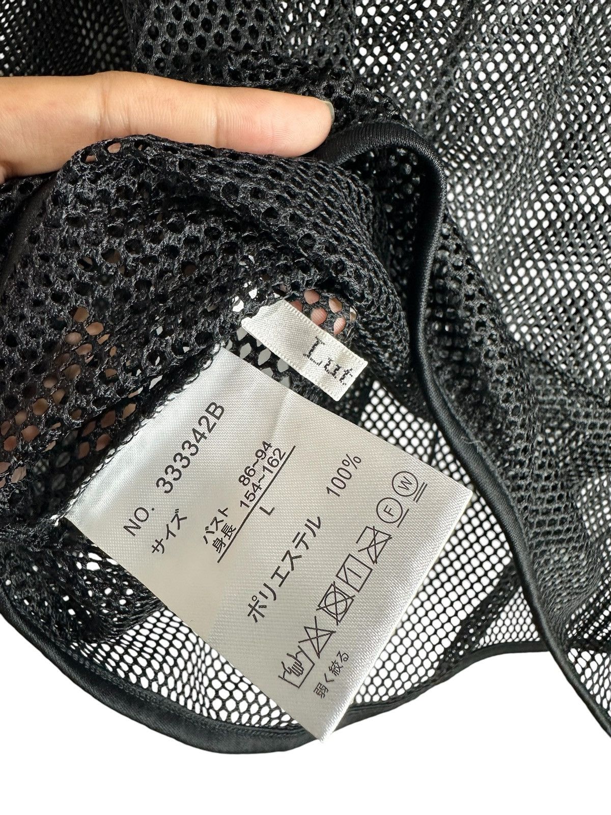KMRii ARCHIVE LUTIQUE TRANSPARENT MESH FISHNET KMRII LGB STYLE Size US L / EU 52-54 / 3 - 8 Thumbnail