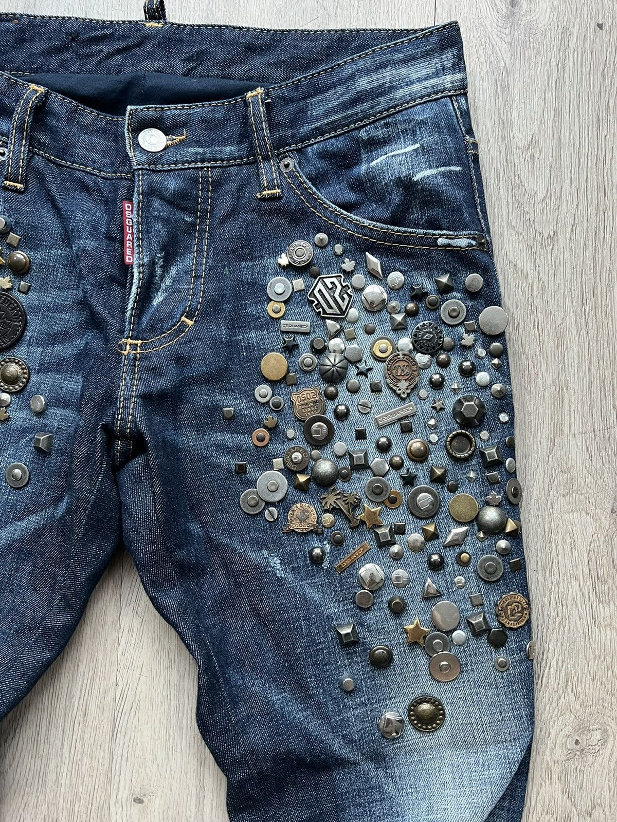 Dsquared2 Dsquared2 FW 12/13 pin studded jeans Size US 30 / EU 46 - 2 Thumbnail
