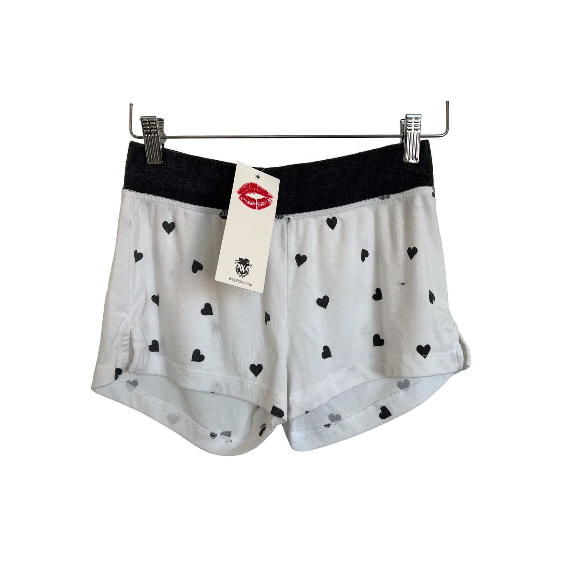 Wildfox Wildfox Falling Hearts Pajama Shorts Size 27" / US 4 / IT 40 - 5 Thumbnail