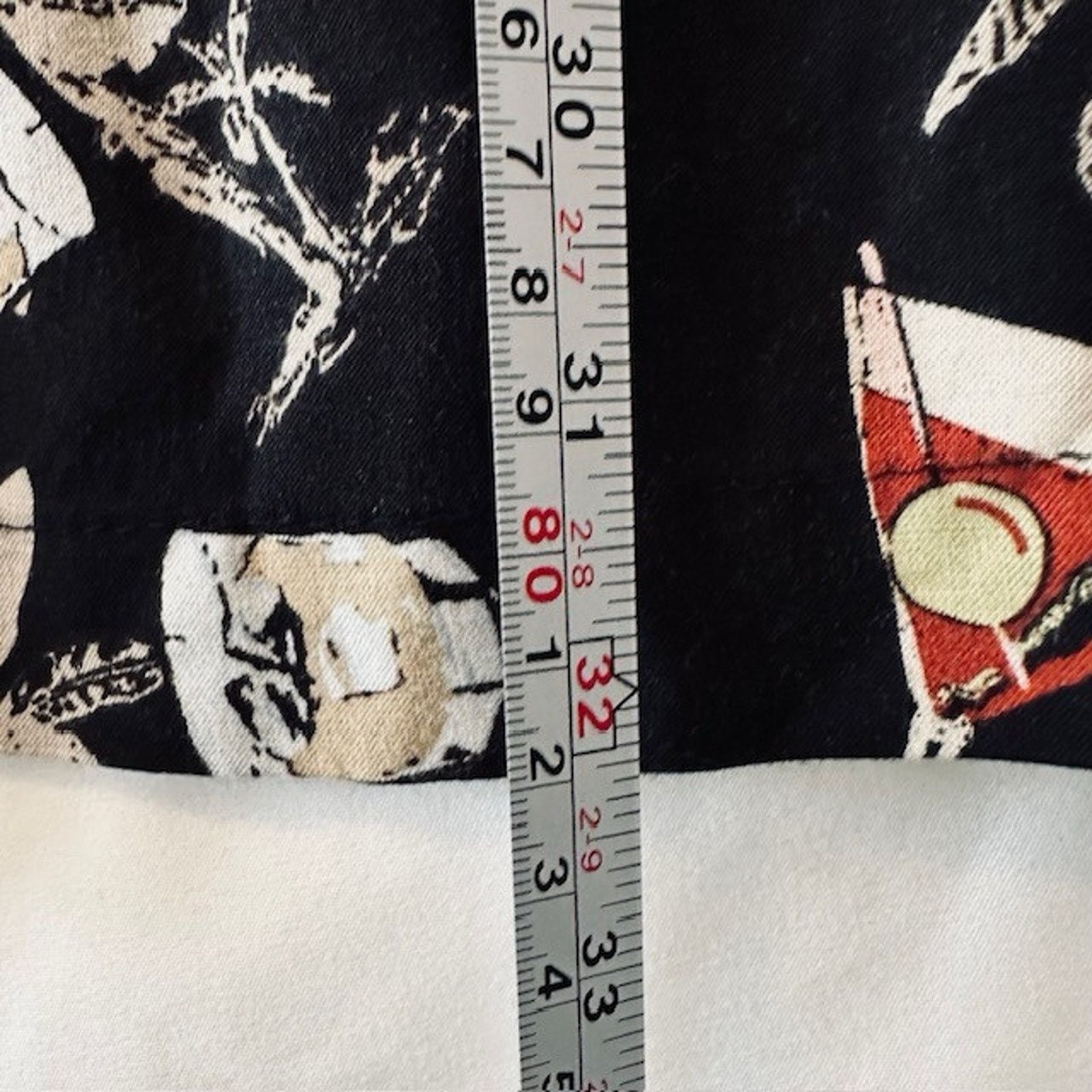 Other Imprints Hawaiian Button XXL Shirt, Black w/Cocktails/Trees Size US XXL / EU 58 / 5 - 5 Thumbnail