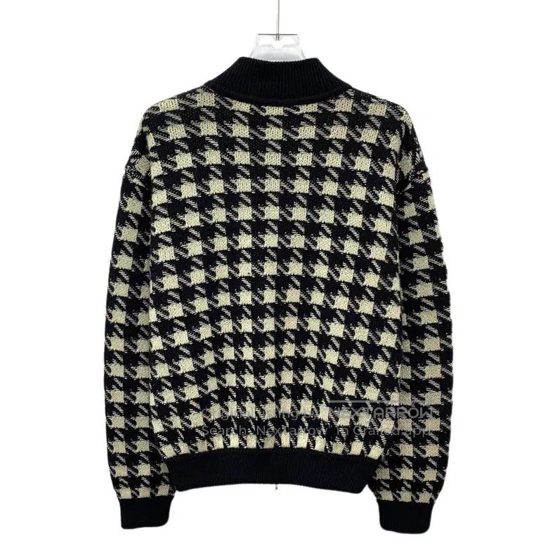 Gucci Gucci Colour-blocked check cashmere knitted zipper jacket Size XS / US 0-2 / IT 36-38 - 2 Thumbnail