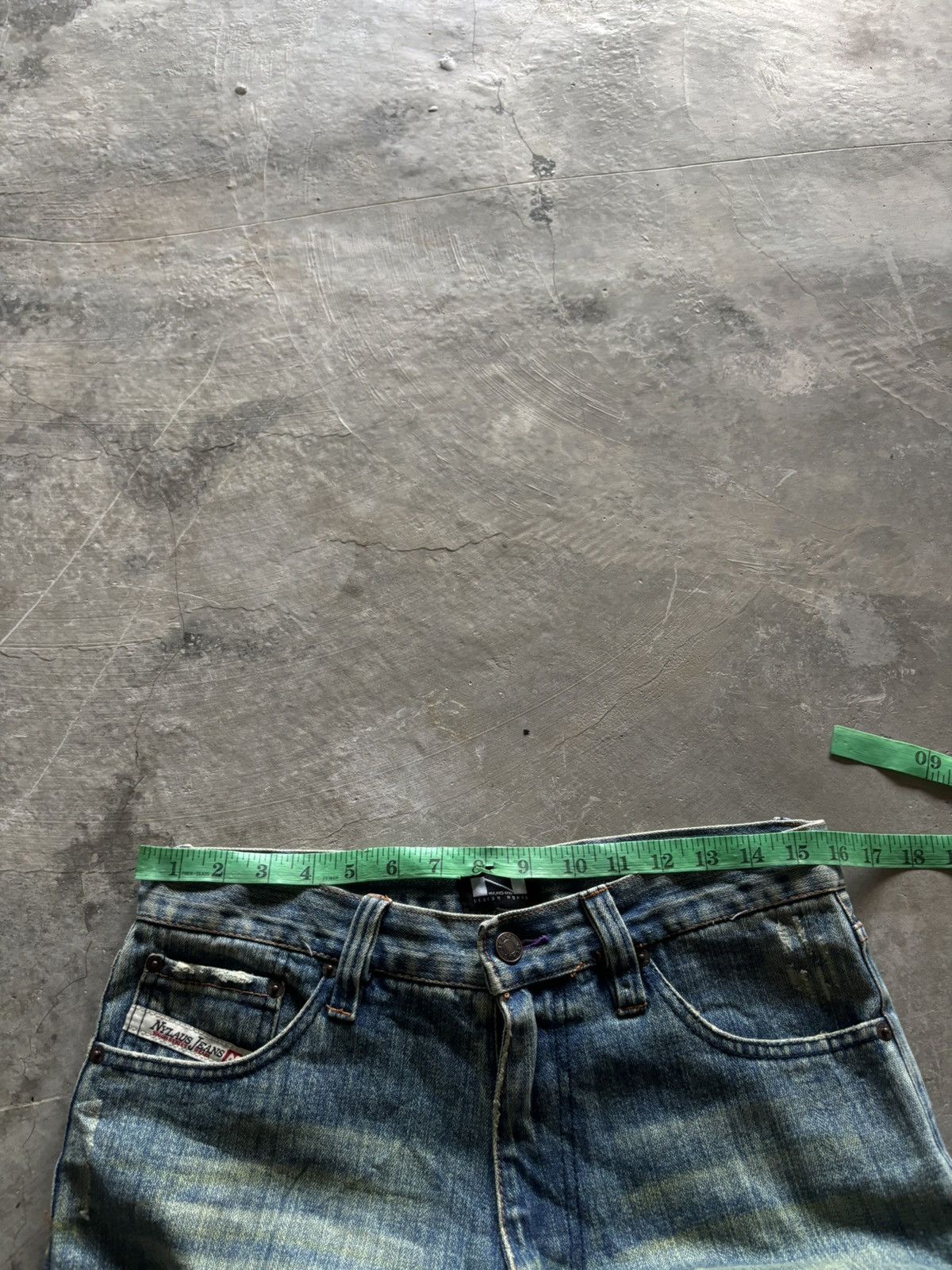 If Six Was Nine NYLAUS flare distressed rusty wash punk grunge japanese Size US 32 / EU 48 - 20 Thumbnail