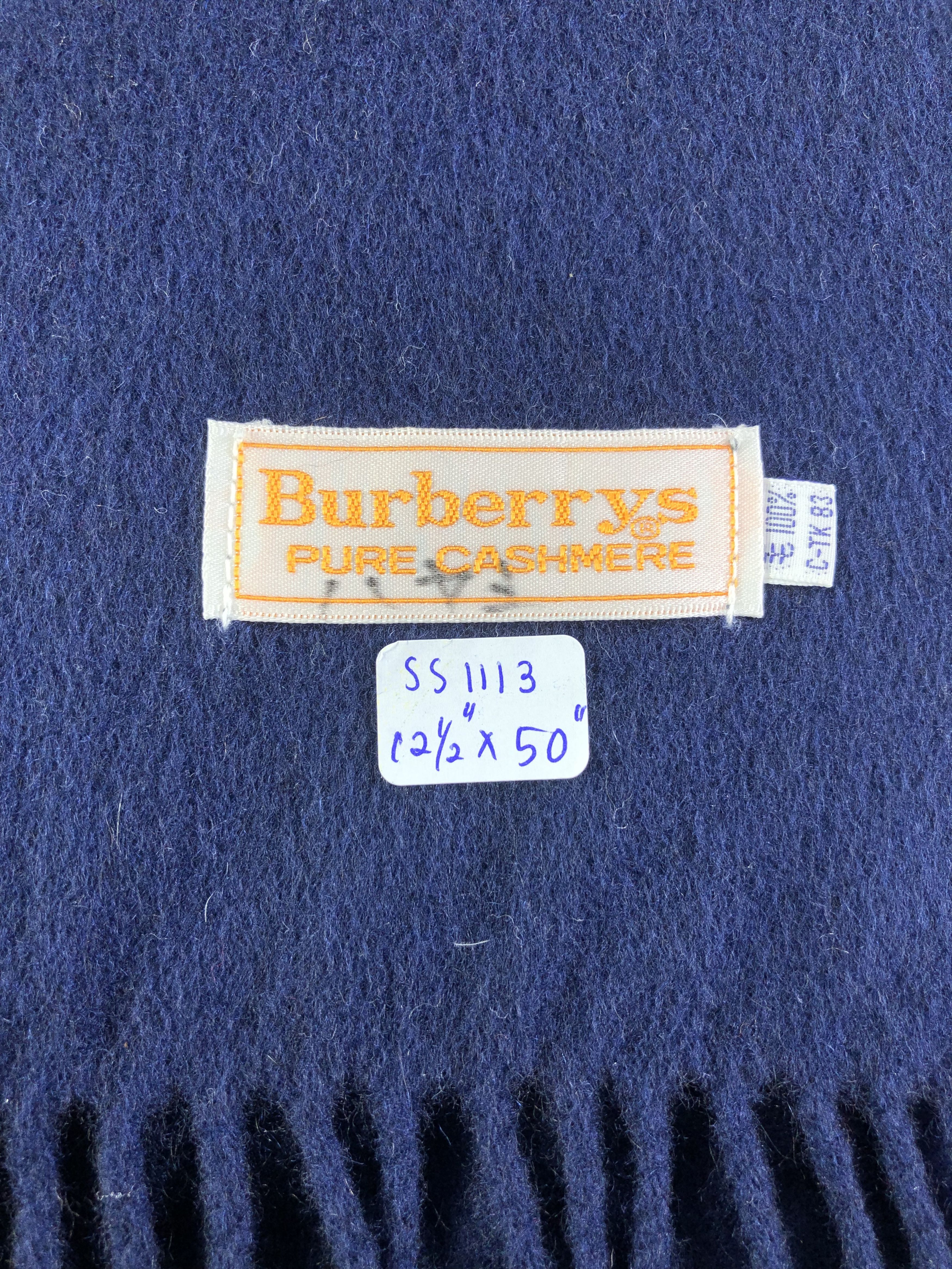 Burberry Burberry Cashmere Scarf / Muffler / Neckwear Size ONE SIZE - 5 Thumbnail