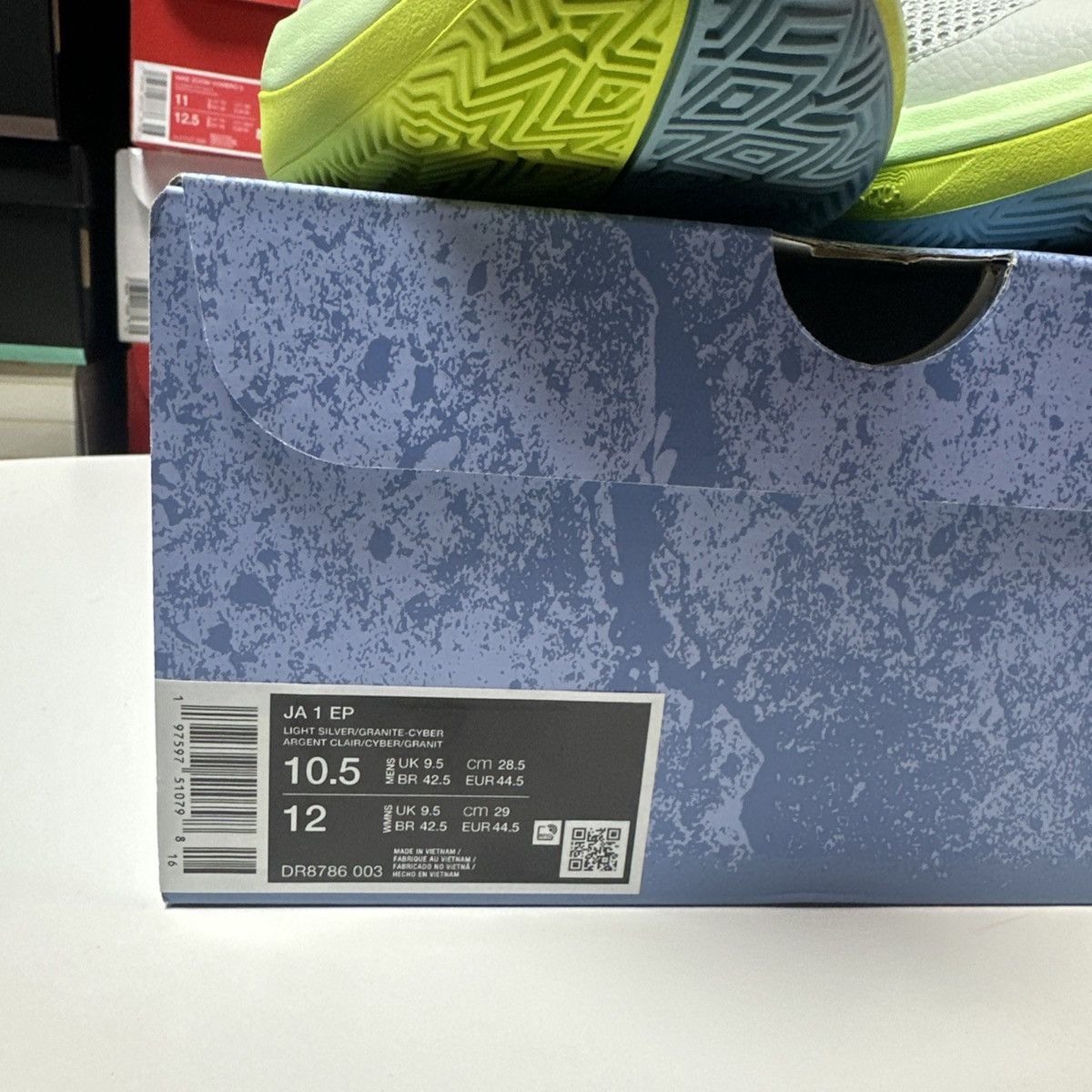 NBA × Nike New Nike Ja 1 MORANT Light Silver Mens Size 10.5 Basketball Size US 10.5 / EU 43-44 - 8 Thumbnail