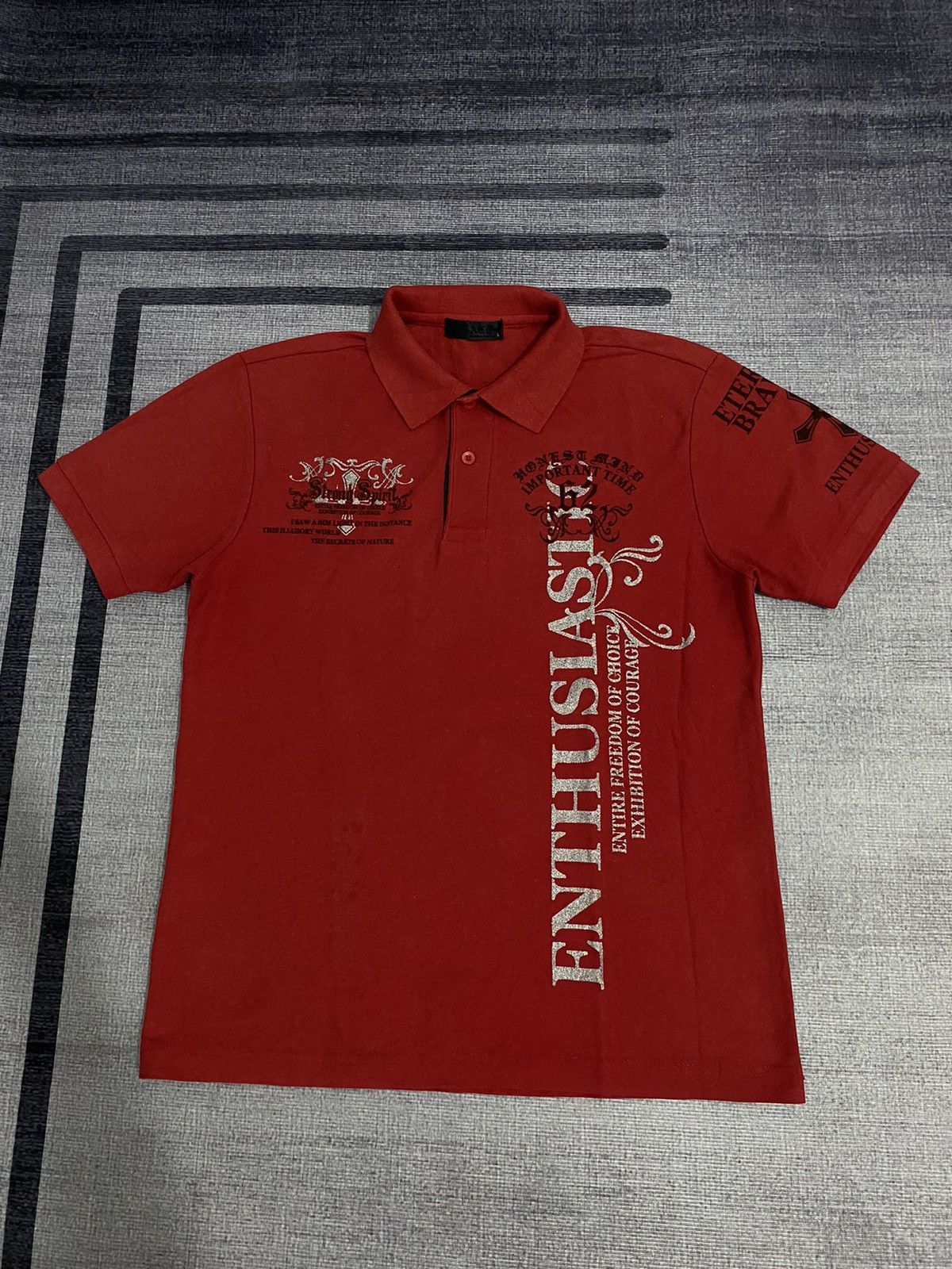 Japanese Brand PRAUT IFSIX LGB PUNK STYLE SHIRT Size US M / EU 48-50 / 2 - 1 Thumbnail