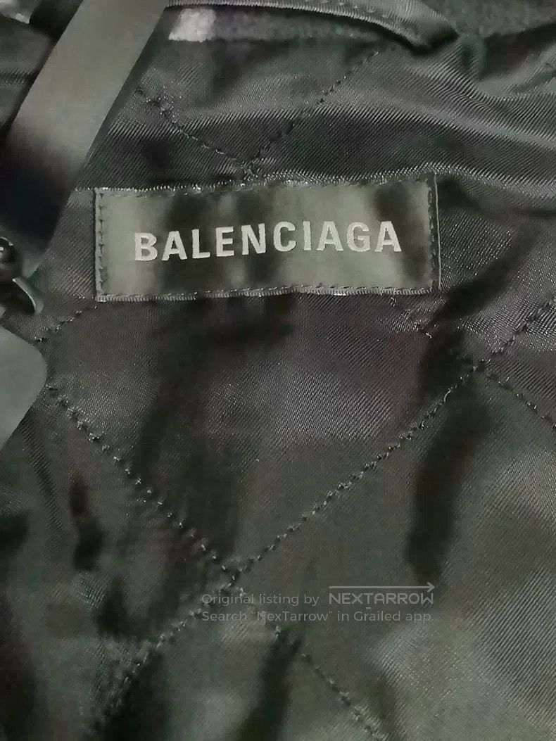 Balenciaga Balenciaga Full-logo fleece jacket thin cotton outerwear Size US S / EU 44-46 / 1 - 4 Thumbnail