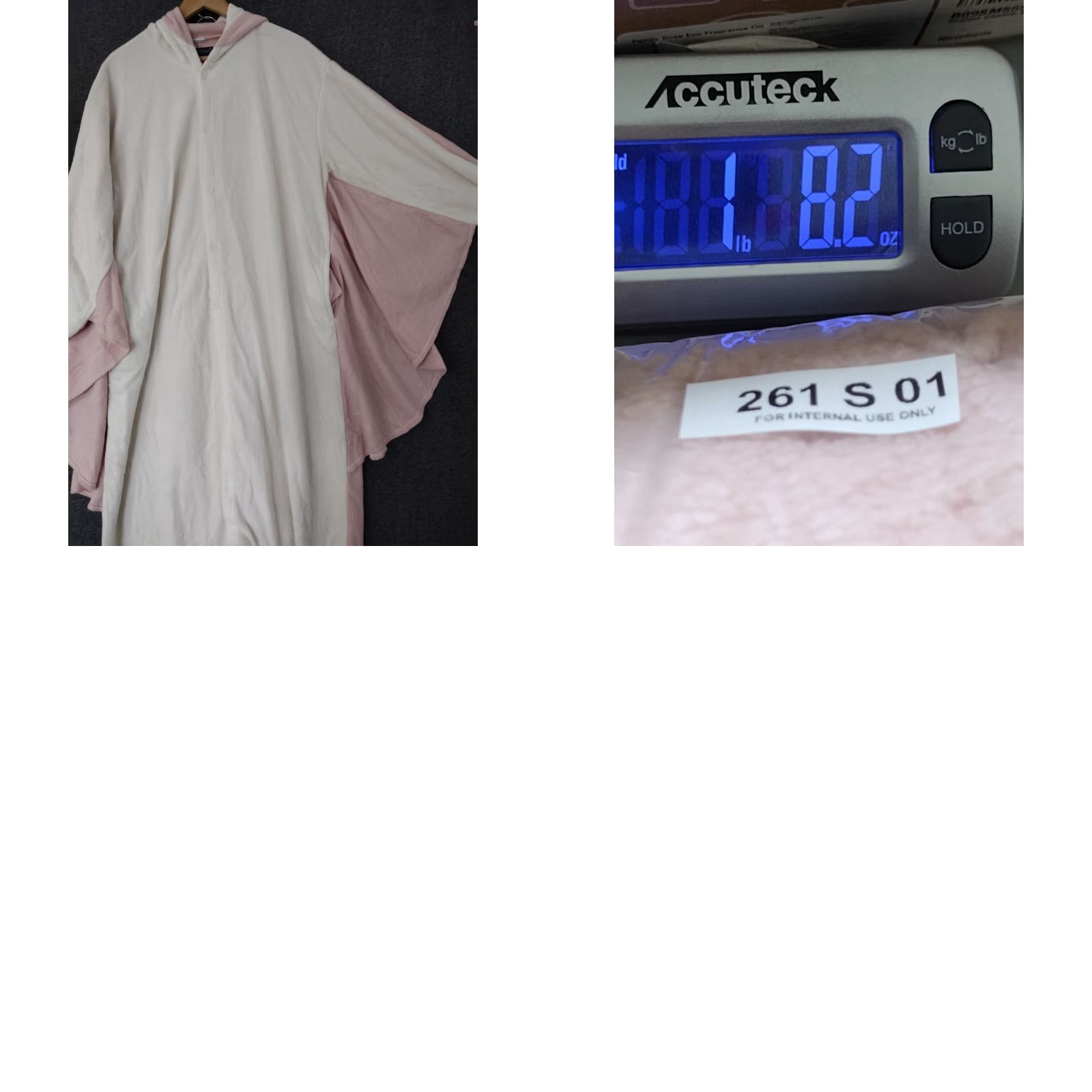 Vintage NEWCOSPLAY Flying Squirrel Pajamas L Halloween Cream Onepiece Pajamas Costume Dress Up Men's Women’s Girls Boys Size ONE SIZE - 9 Thumbnail