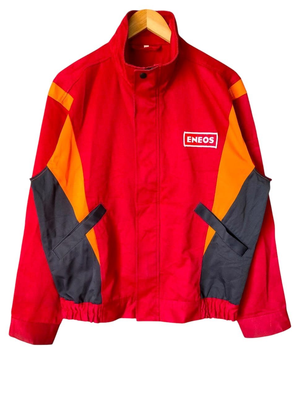 Japanese Brand Vintage Eneos Zipped Japan Jacket Size US L / EU 52-54 / 3 - 1 Thumbnail